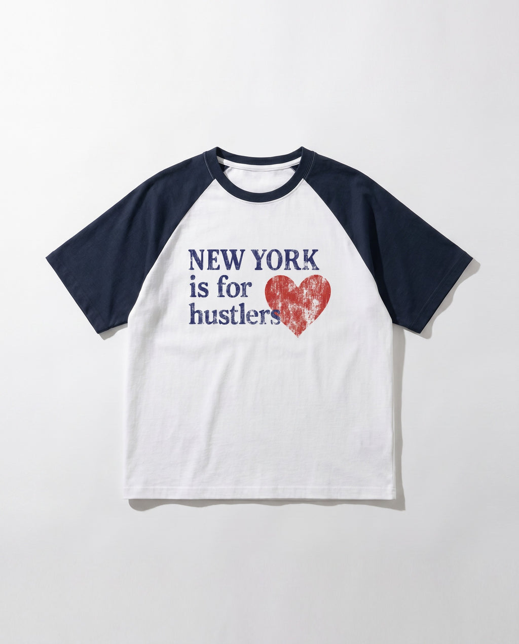 New York Hustle Raglan Tee - White Wall Product