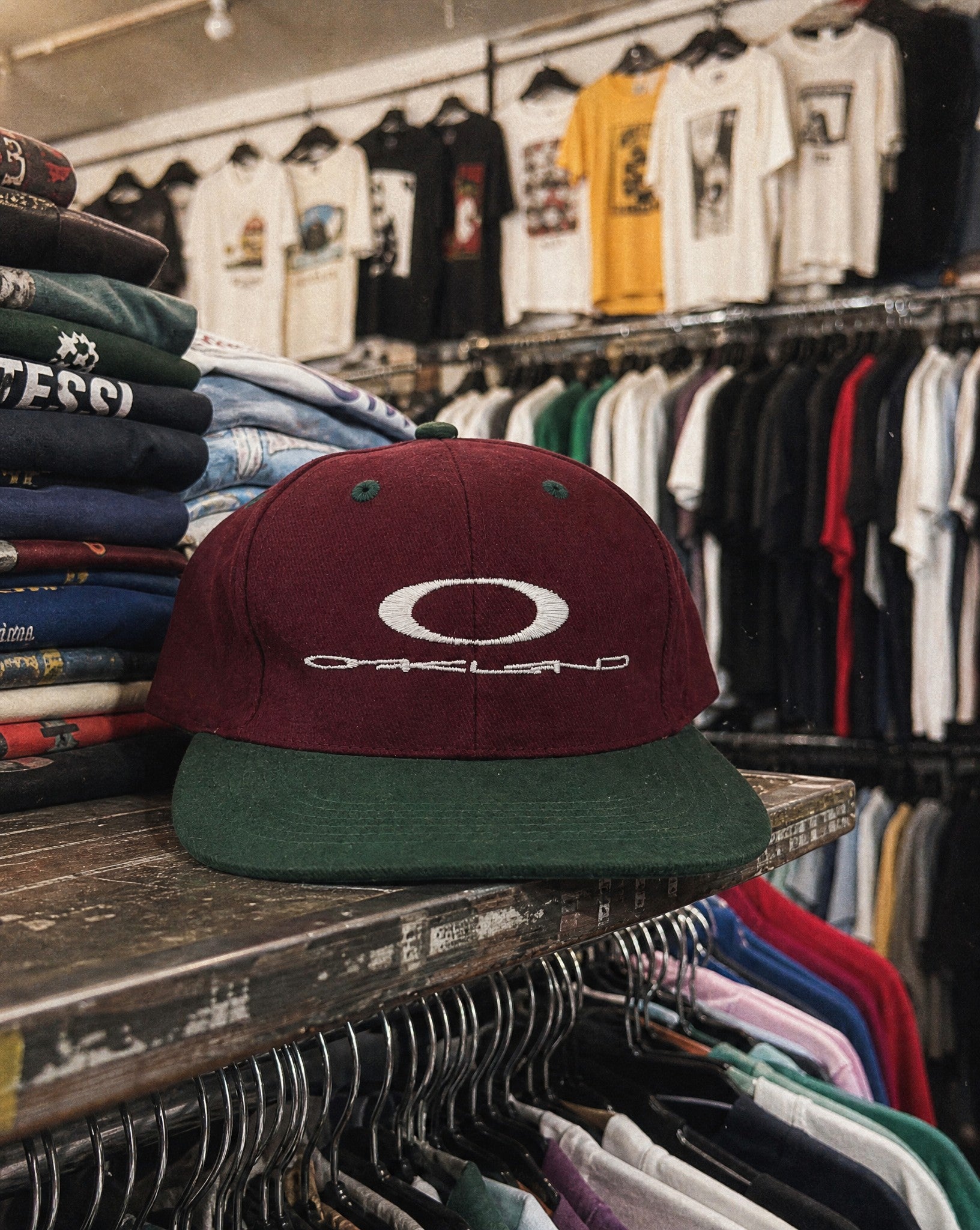 Oakland Maroon Hat - Creative Flat