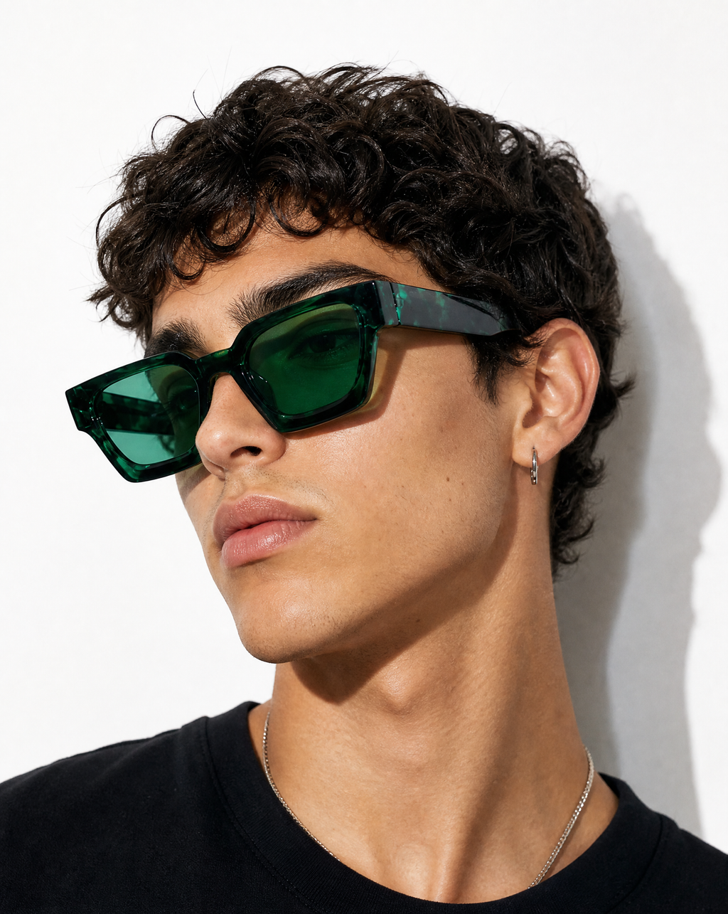 Optimistics Sunglasses in Emerald Tortoise