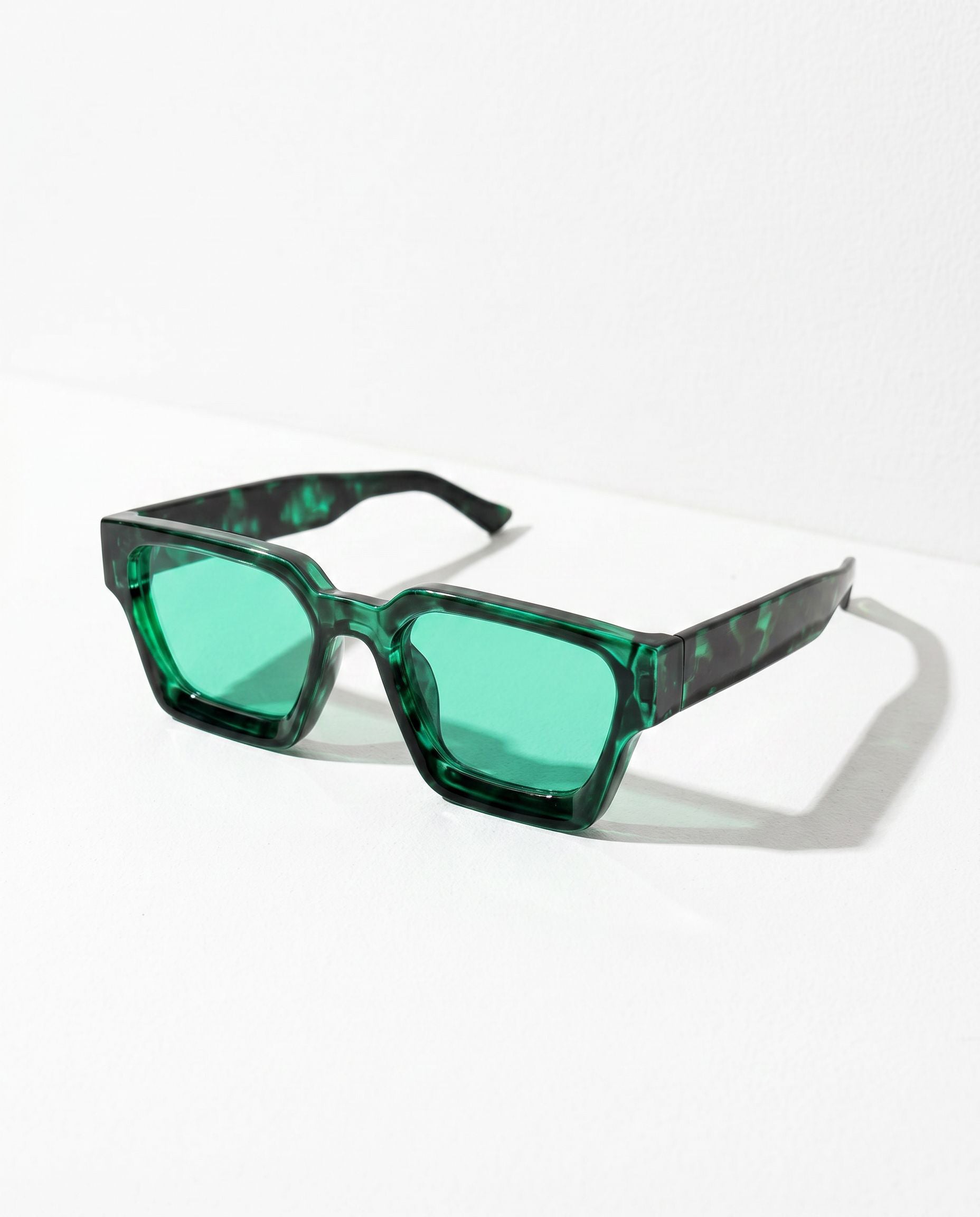 Optimistics Sunglasses in Emerald Tortoise