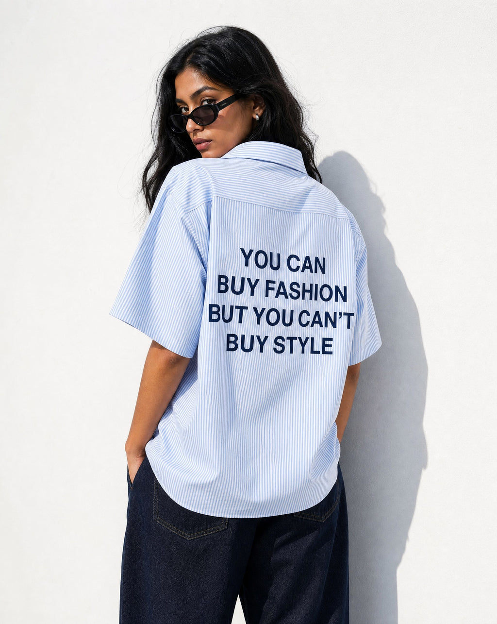 PDS-003 You Can't Buy Style Oxford Shirt - Editorial Image