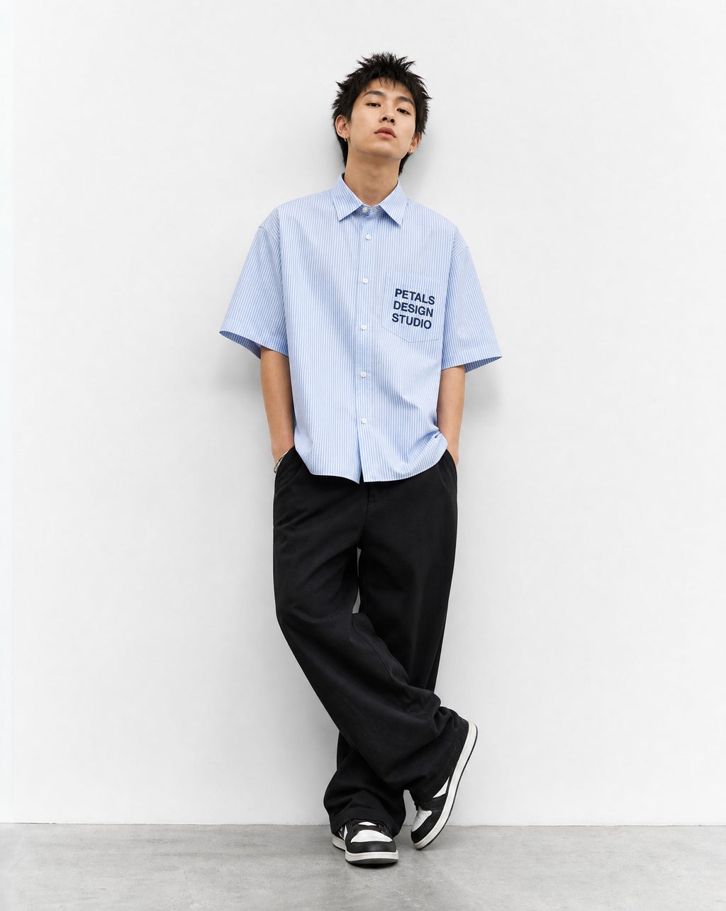 PDS-003 You Can't Buy Style Oxford Shirt - Editorial Image