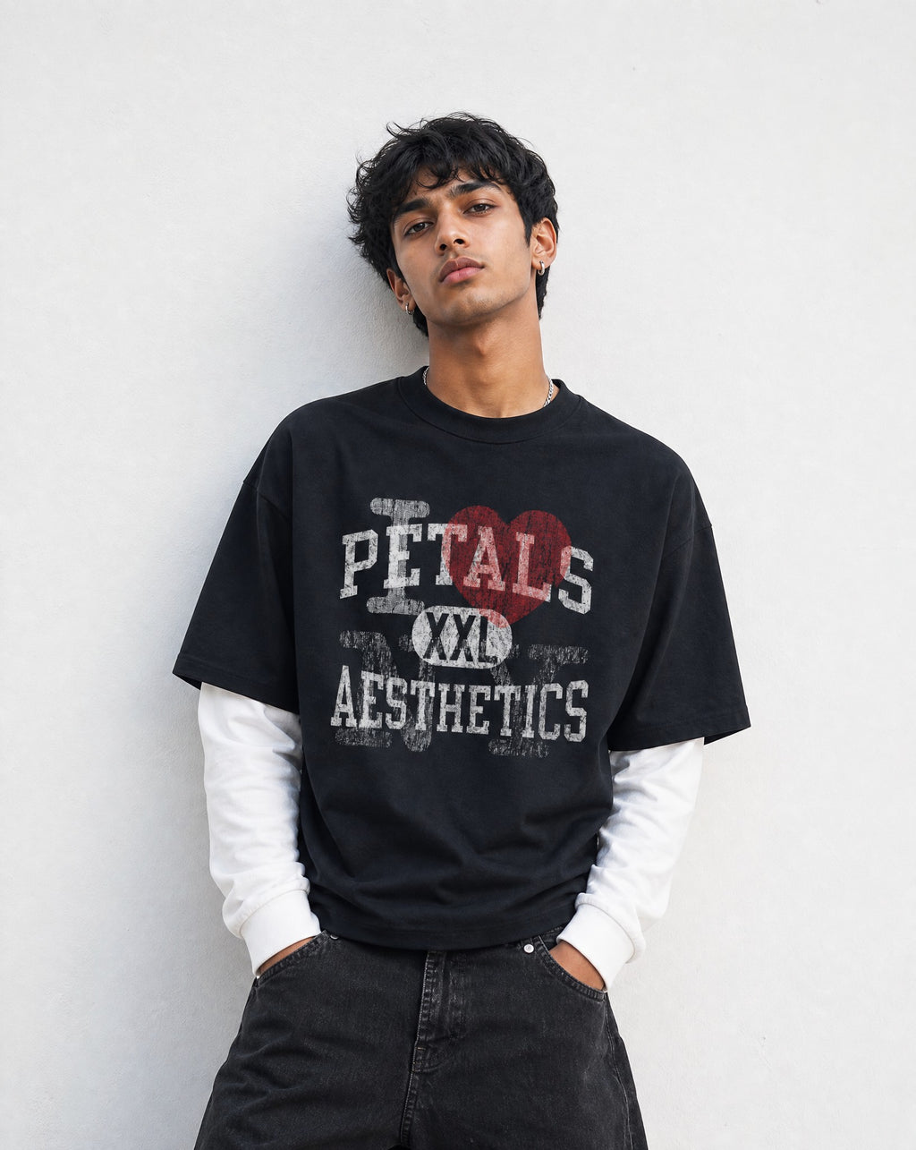 PDS-004 Aesthetics NY Layered Shirt - Editorial Image