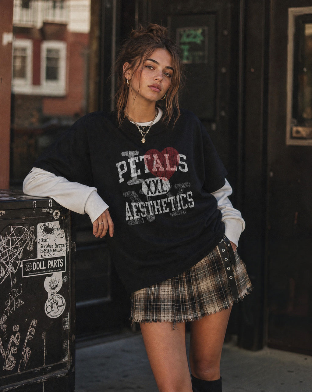 PDS-004 Aesthetics NY Layered Shirt - Lifestyle Image