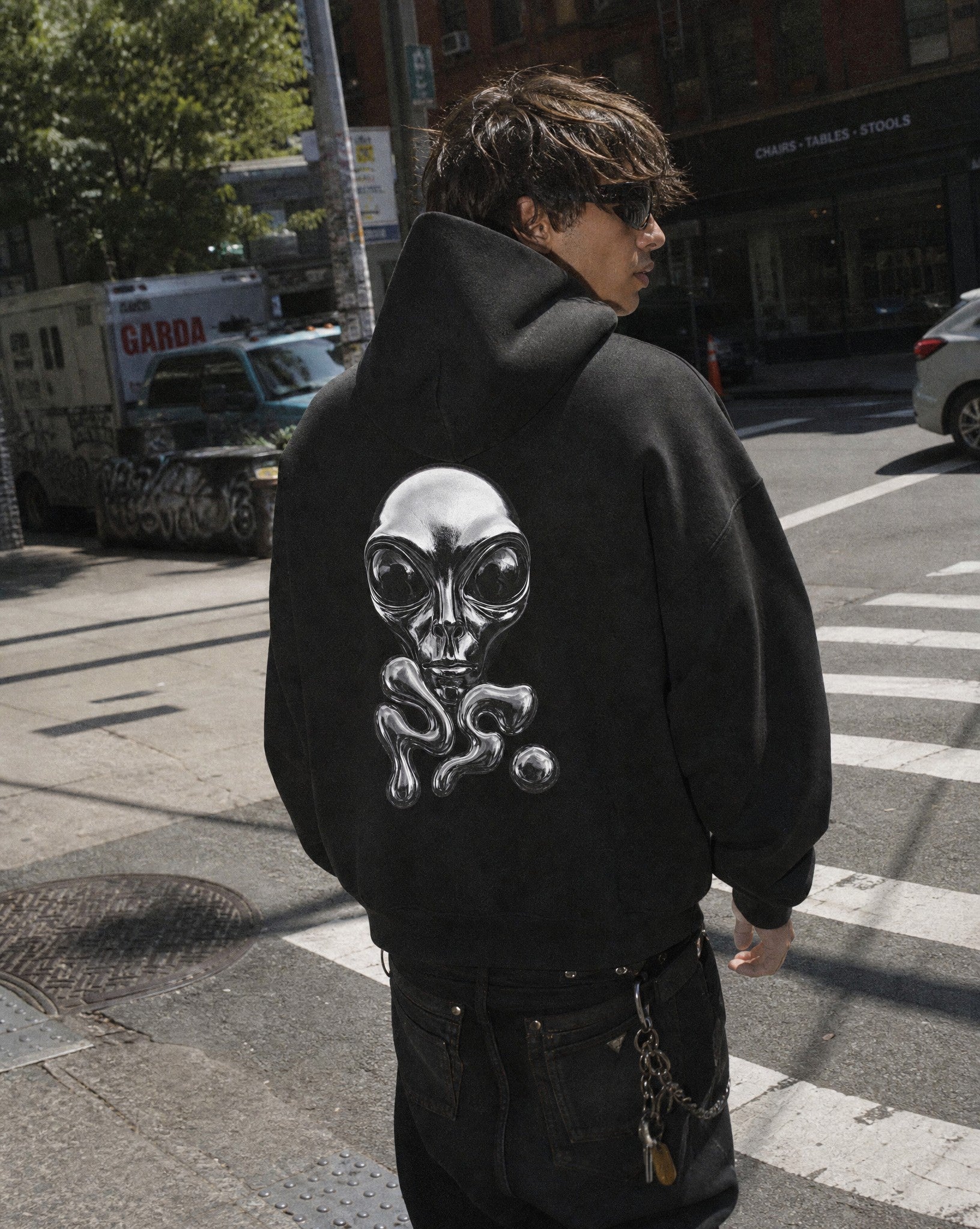 PDS-005 Classified Full Zip Hoodie - Lifestyle Image