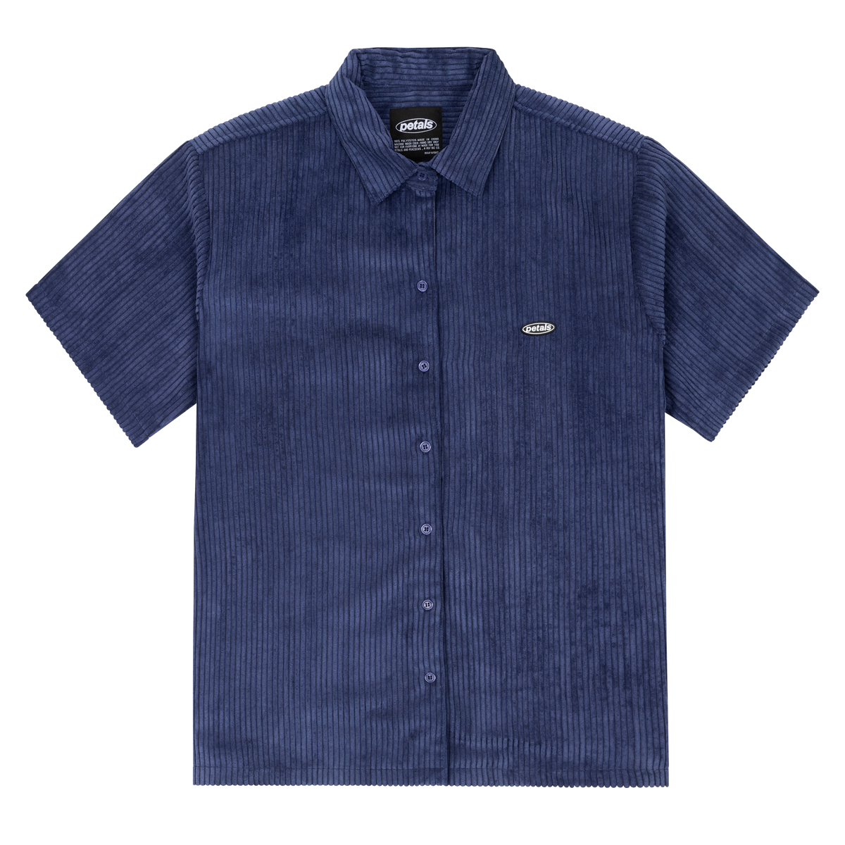 Jumbo Cords Button-Up in Navy