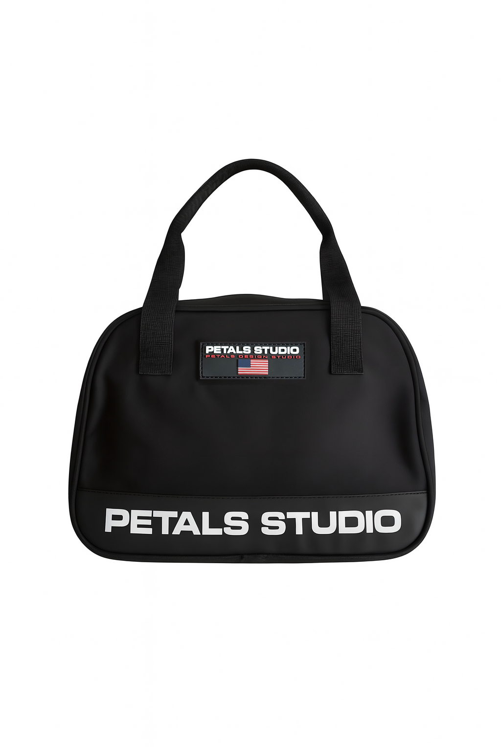 Petals Sport Nylon Bag in Black