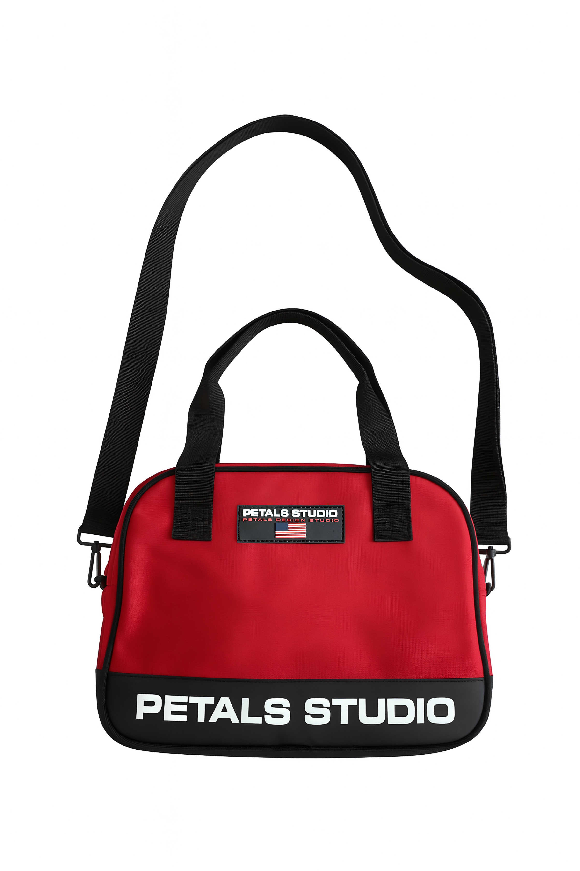 Petals Sport Nylon Bag in Red