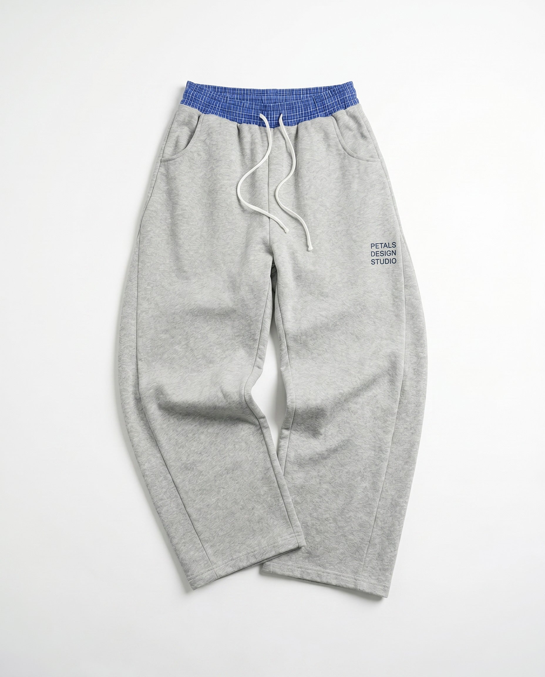 Petals Boxer Sweats in Grey - White Wall Product