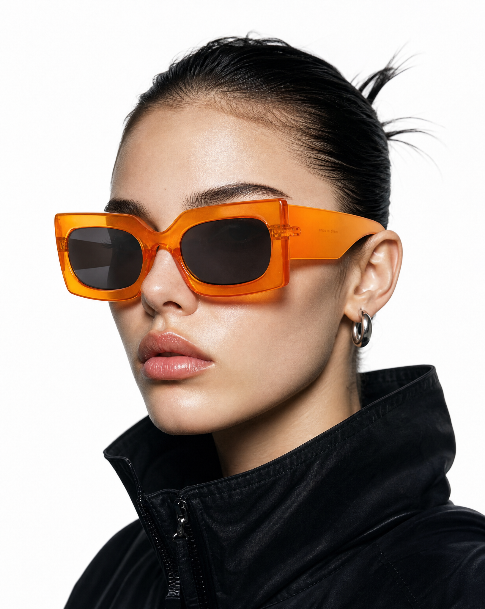 Rhubic Sunglasses in Orange Zest