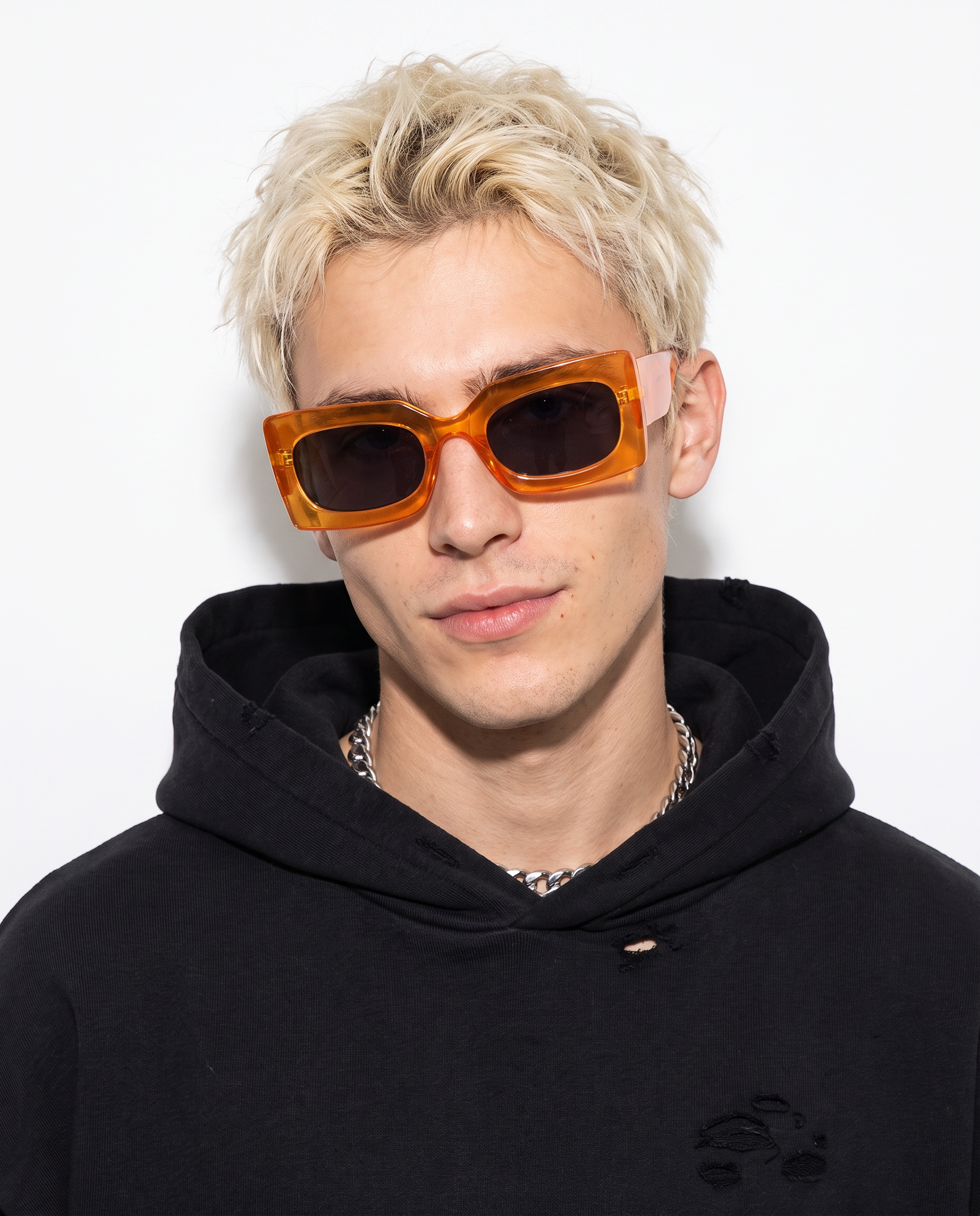 Rhubic Sunglasses in Orange Zest