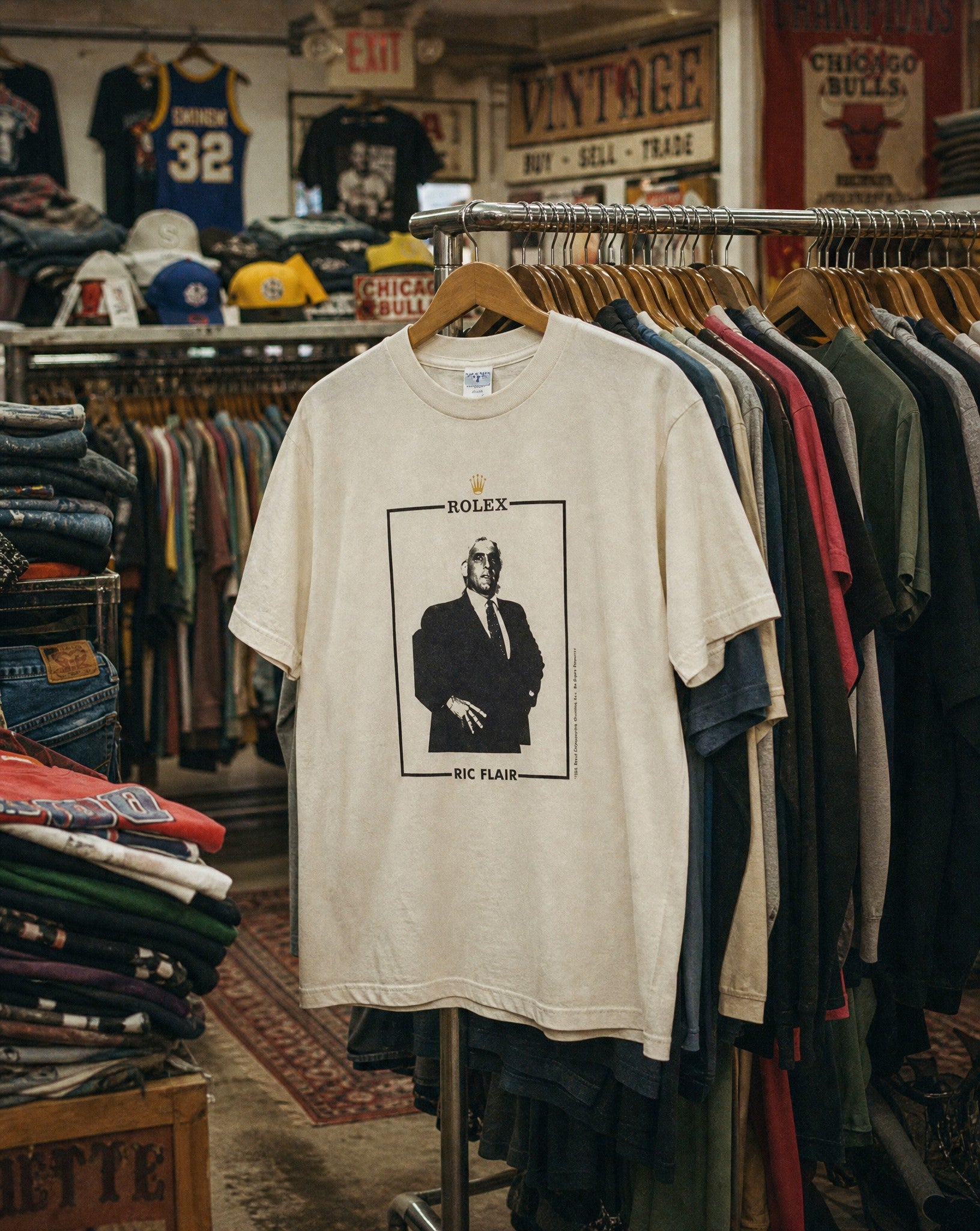 Rick Flair Rolex Tee - Creative Flat