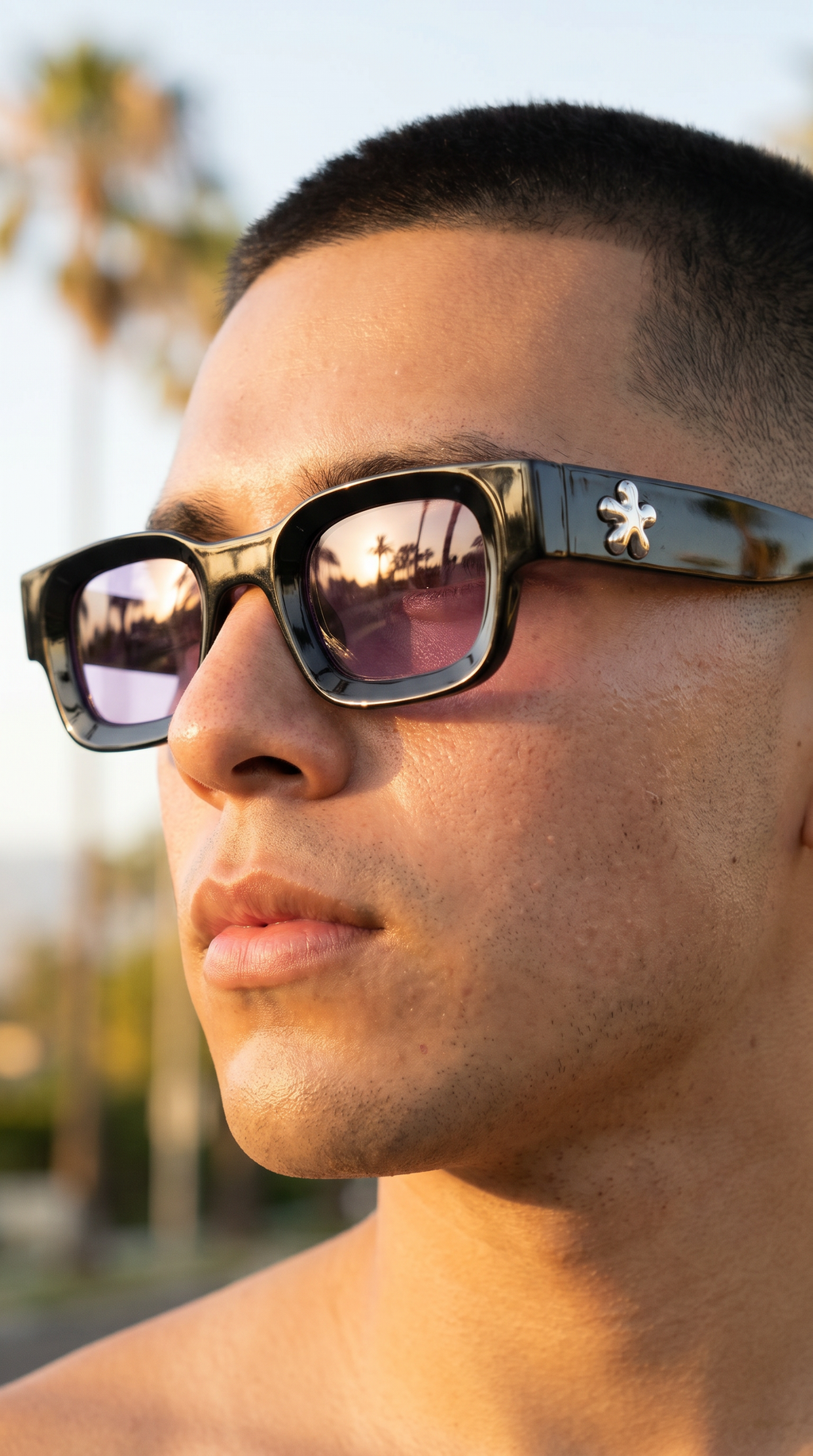 Rooney Sunglasses in Purple