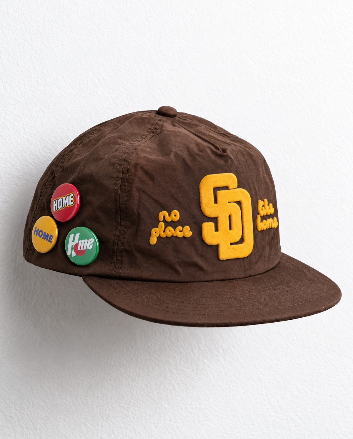 No Place Like SD Nylon Hat in Brown