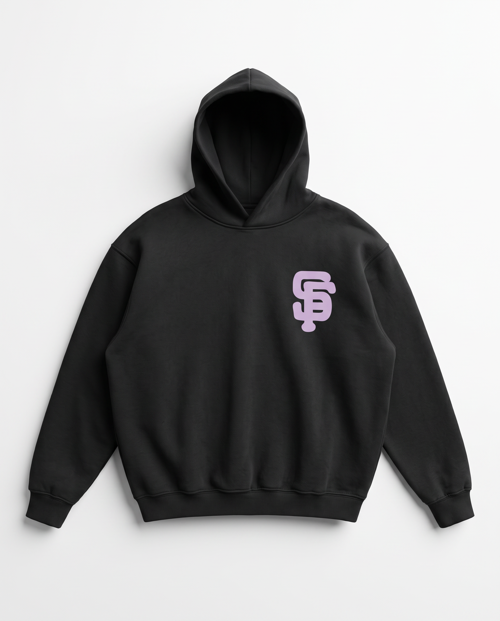 Inflated SF Ball V Boxy Hoodie in Black