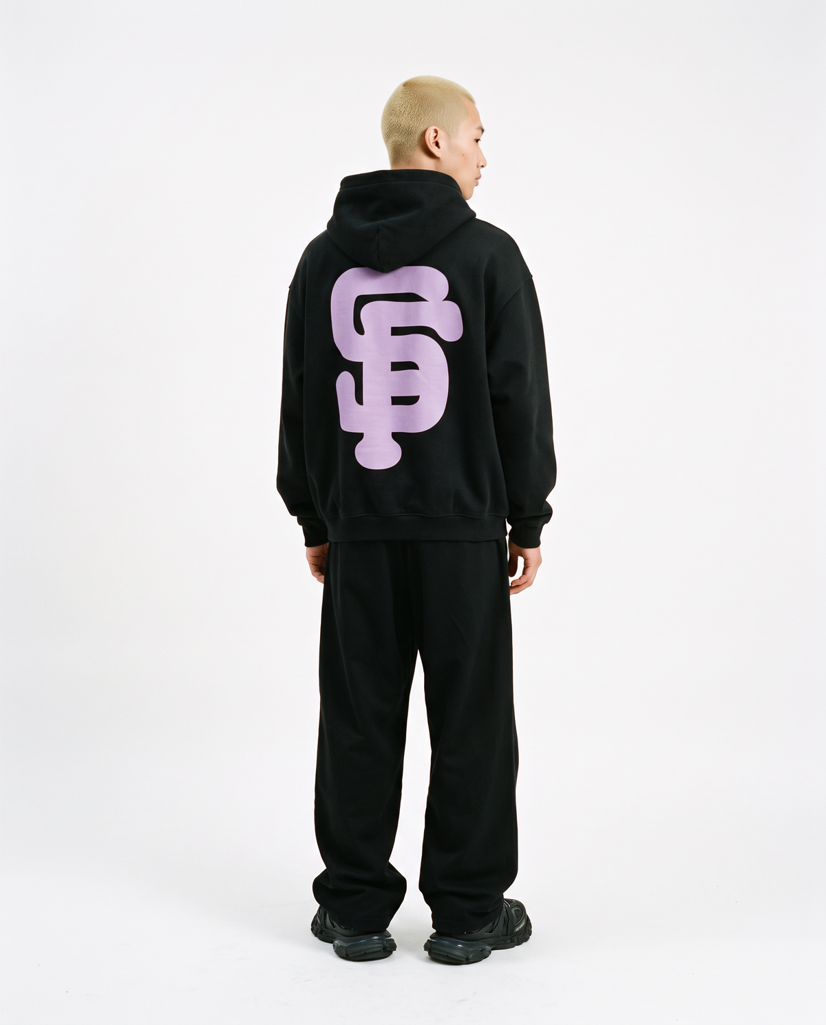 Inflated SF Ball V Boxy Hoodie in Black