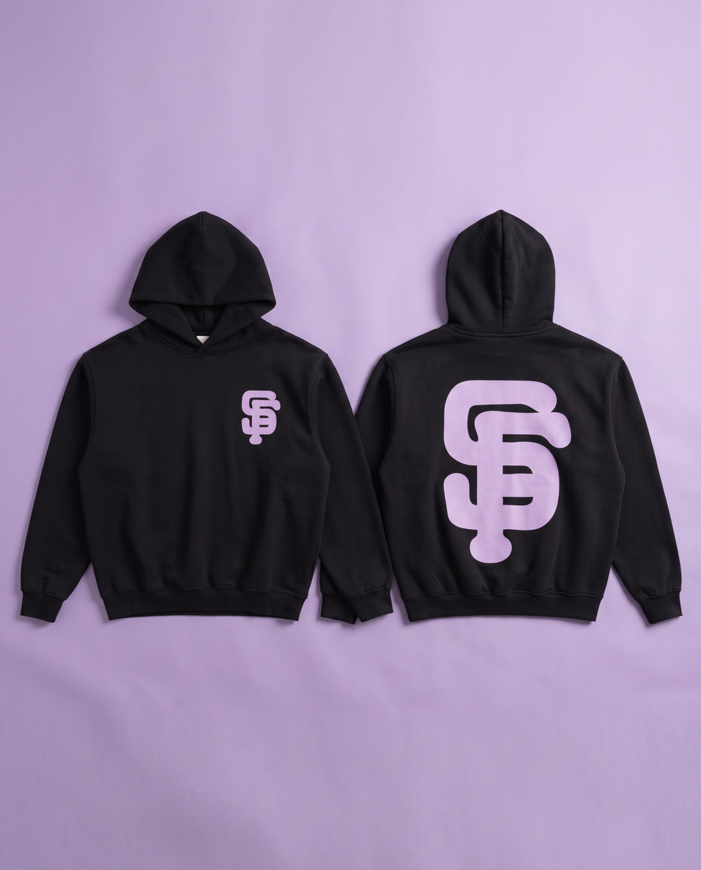 Inflated SF Ball V Boxy Hoodie in Black