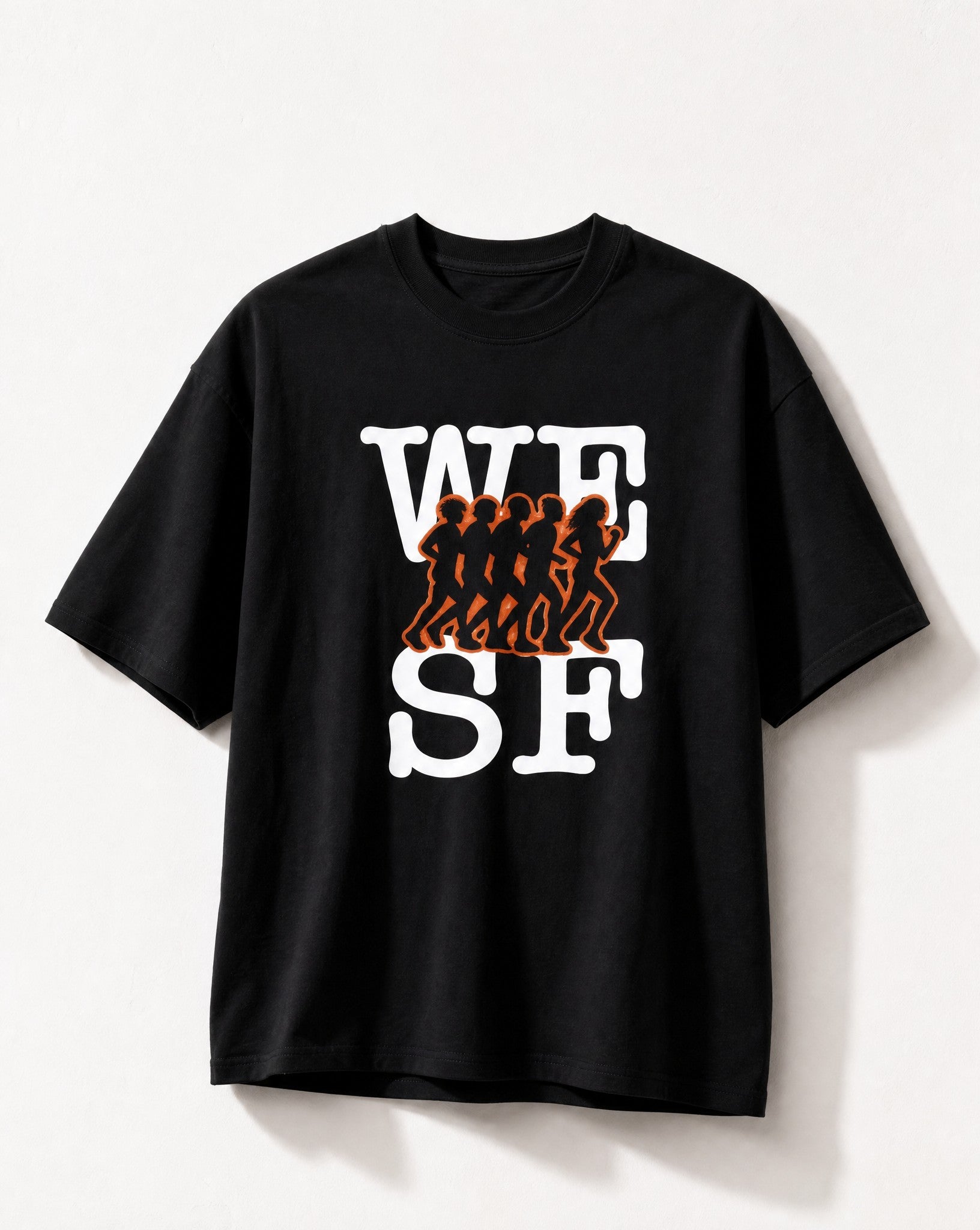 SF Run Club Tee in Black - White Wall Product