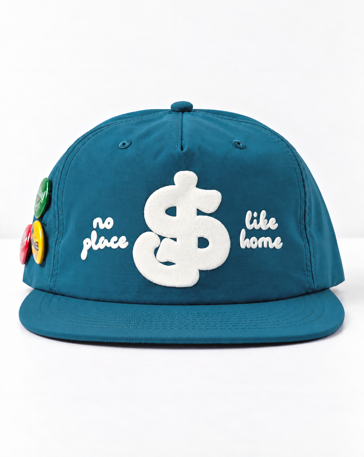 No Place Like SJ Nylon Hat in Teal