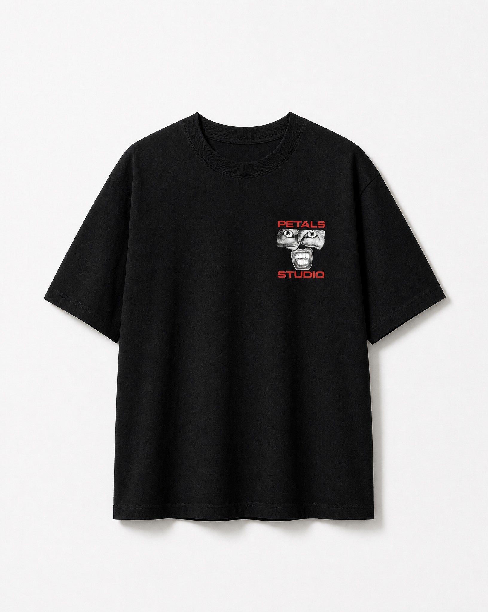 Studio Sanity Tee in Black - White Wall Product