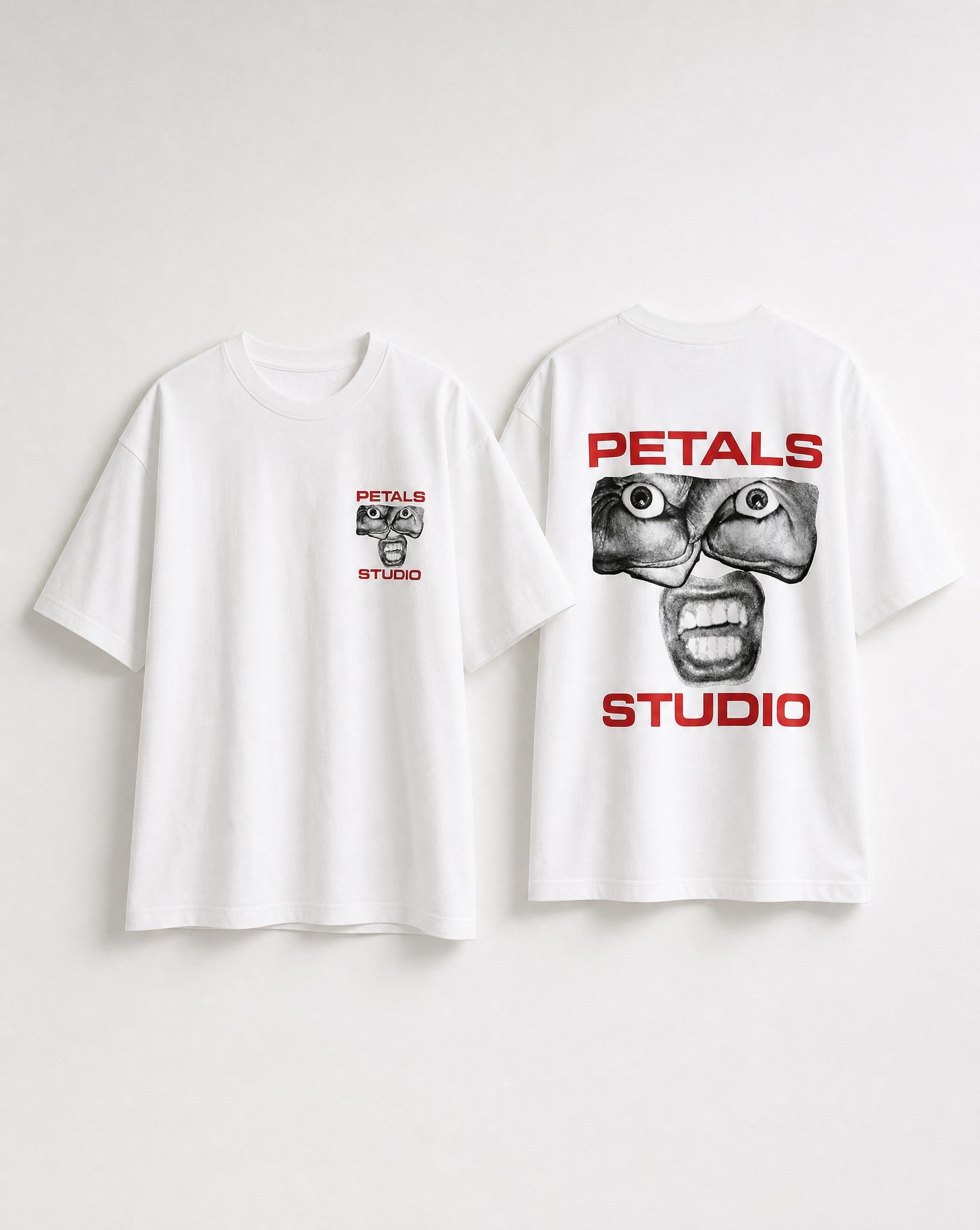 Studio Sanity Tee in White - White Wall Product