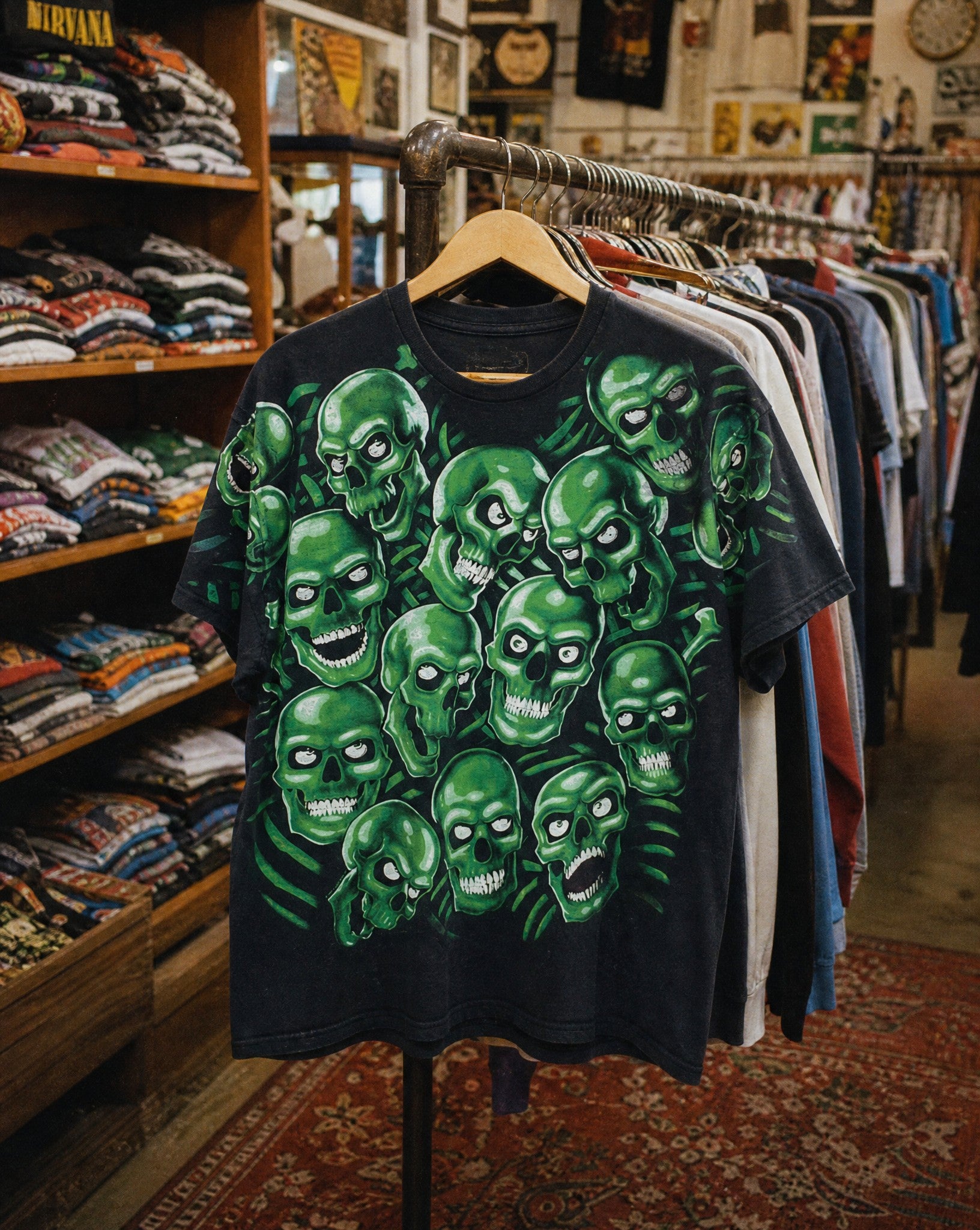Three 6 Mafia Skulls Tee - Creative Flat