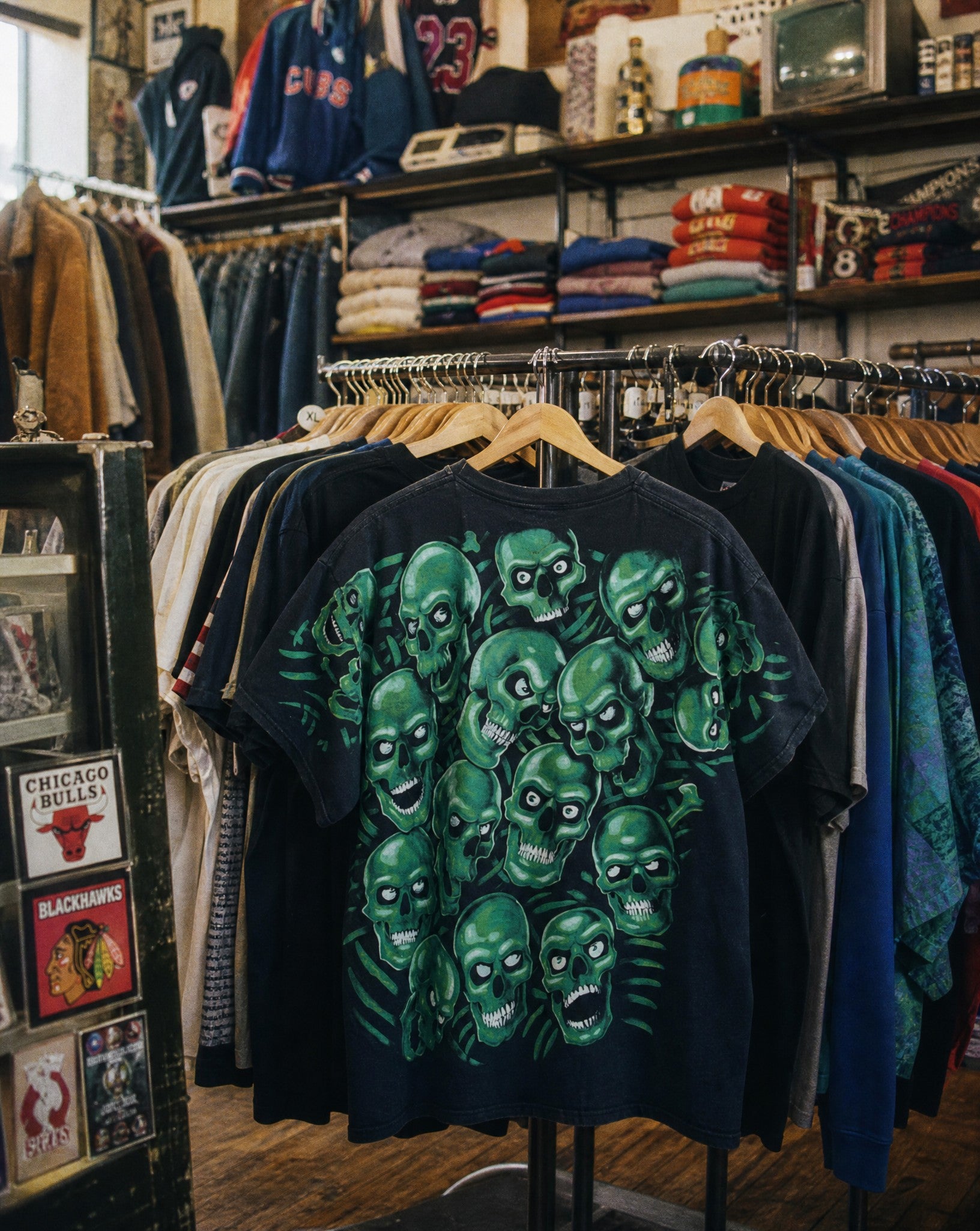 Three 6 Mafia Skulls Tee - Creative Flat