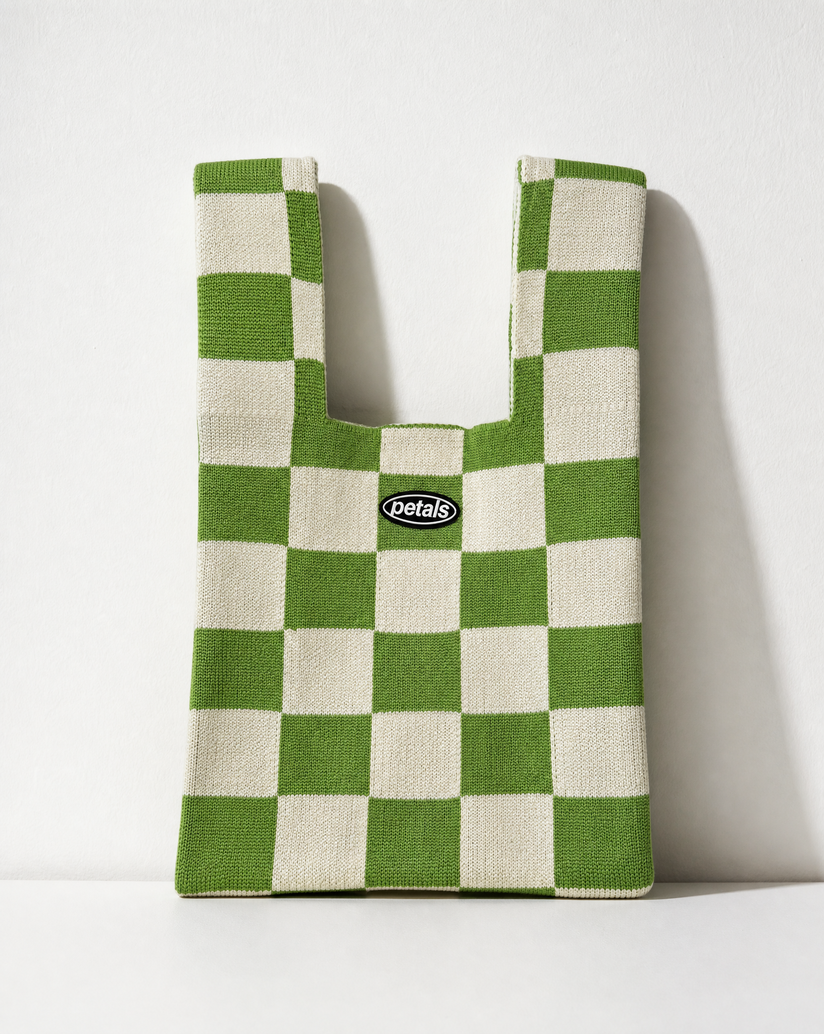 Green Checkered Bag