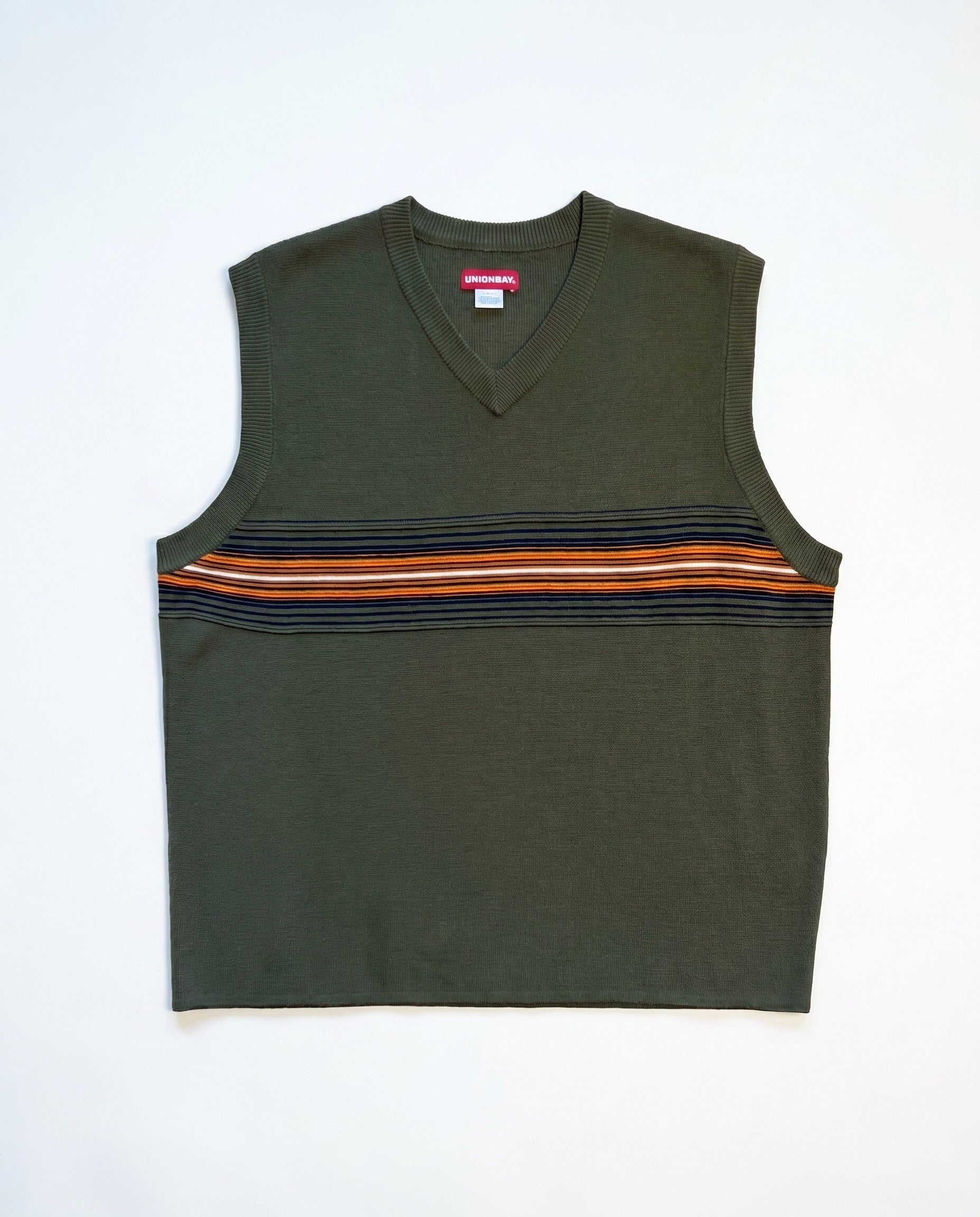 Union Bay Green Knit Vest - White Wall Product