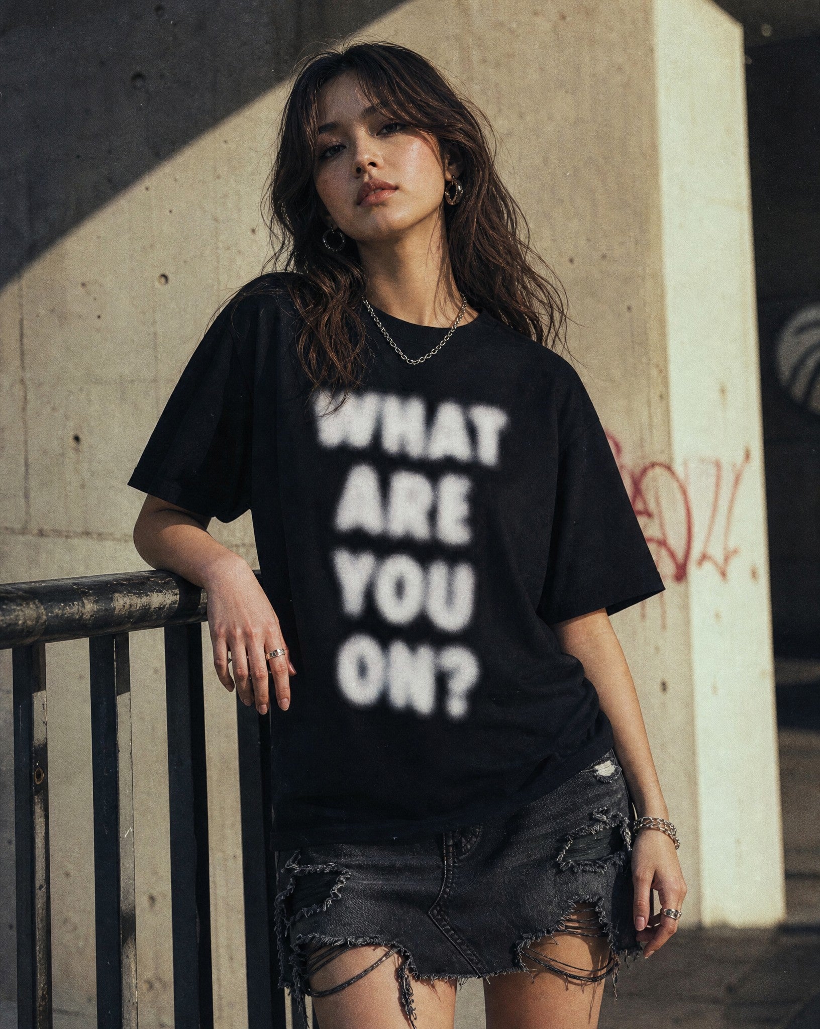 What Are You On Tee - Lifestyle Image