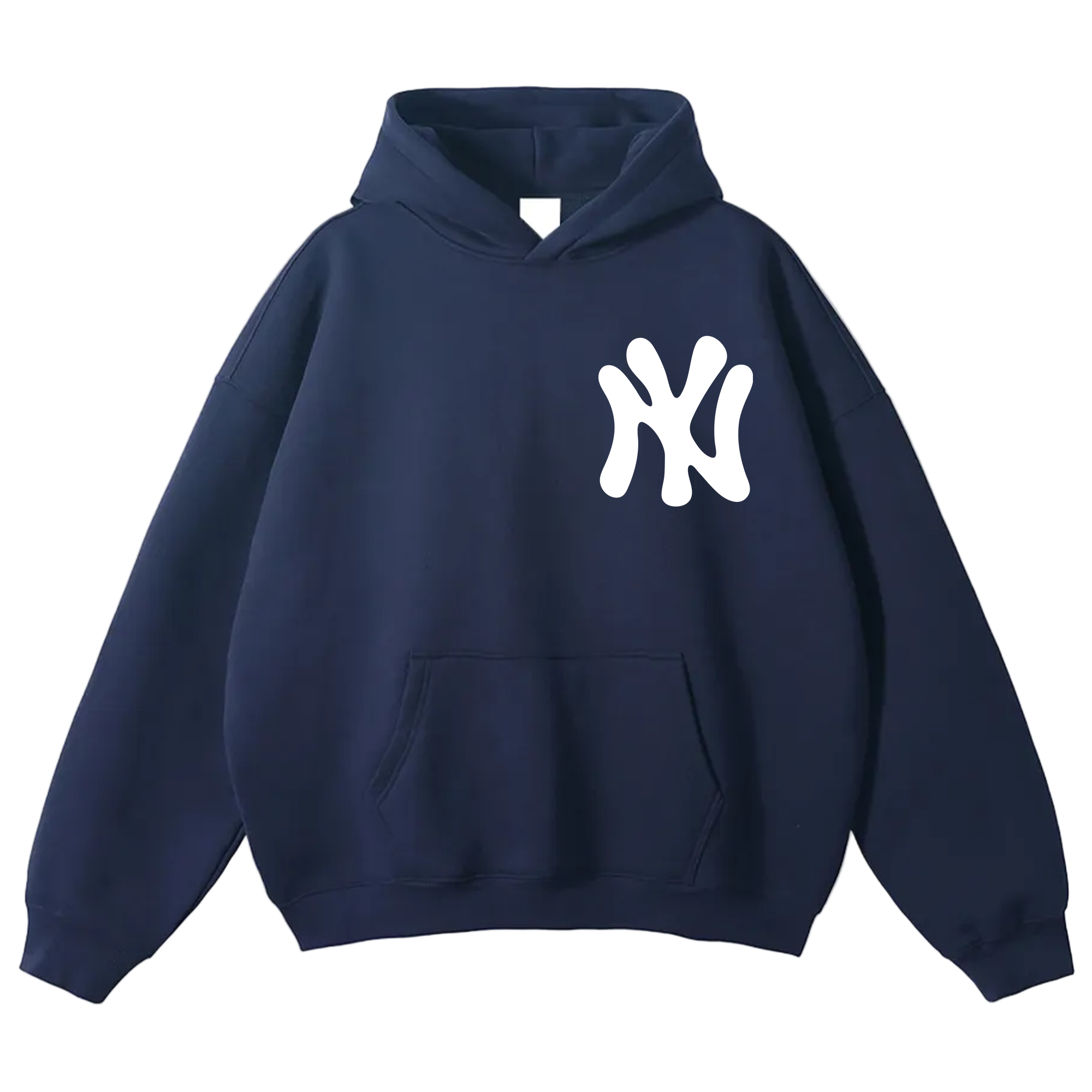 NY Bootleg Hoodie in Navy