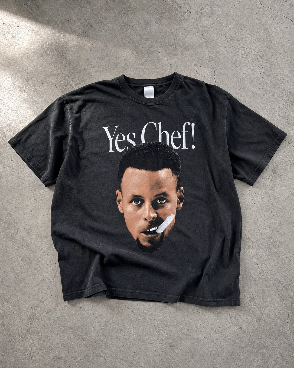 Yes Chef Enzyme Washed Tee - Creative Flat