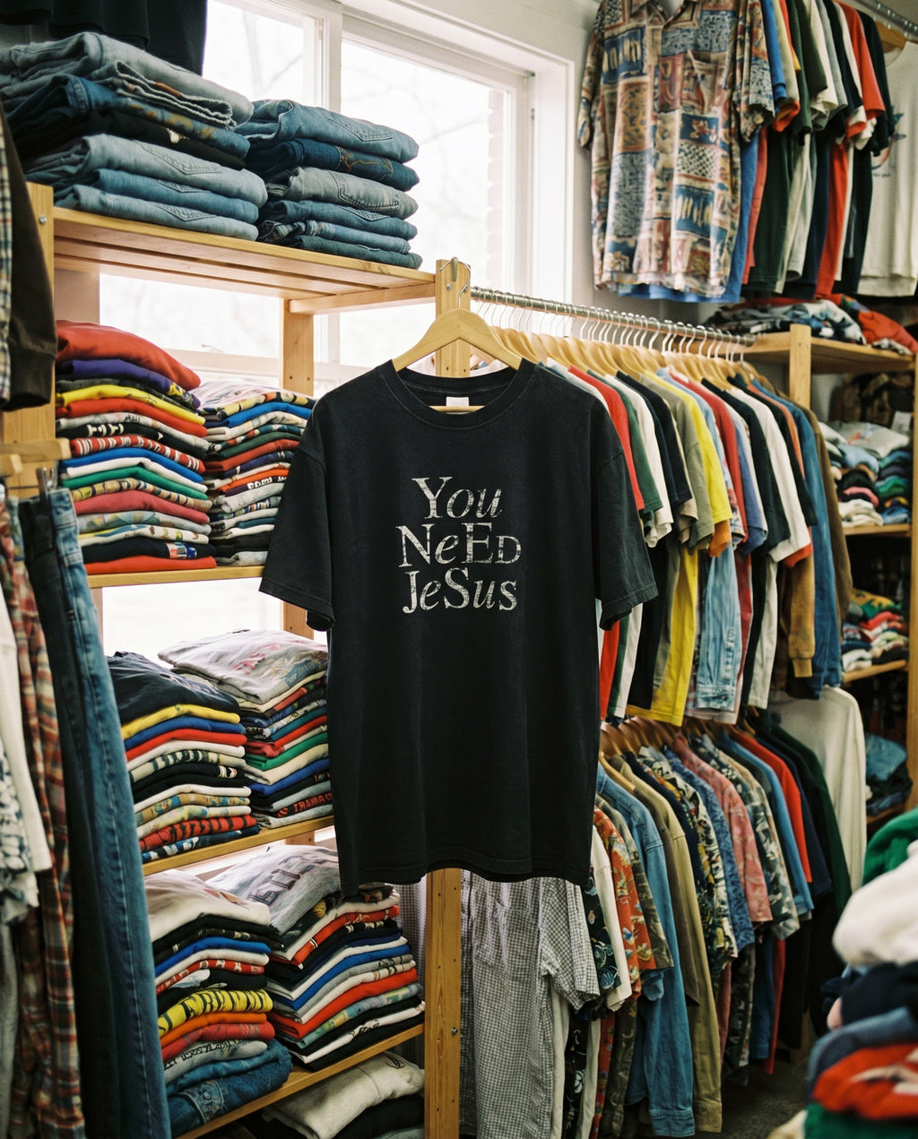 You Need Jesus Tee - Creative Flat