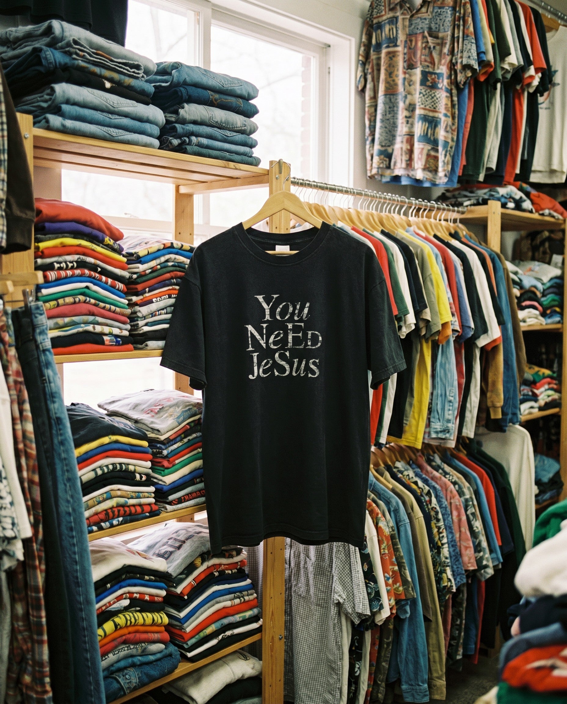 You Need Jesus Tee - Creative Flat