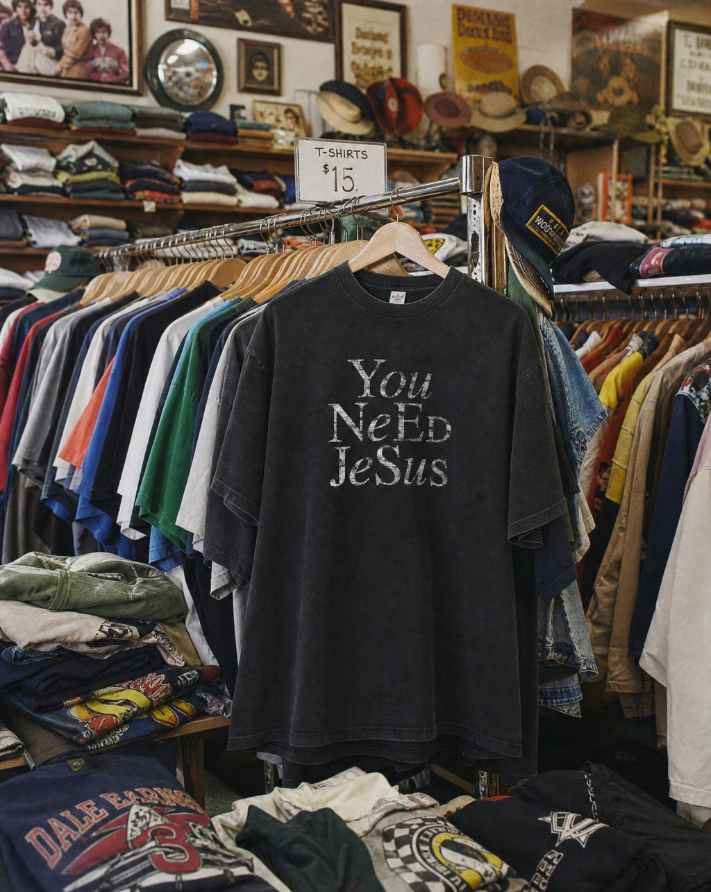 You Need Jesus Tee - Creative Flat
