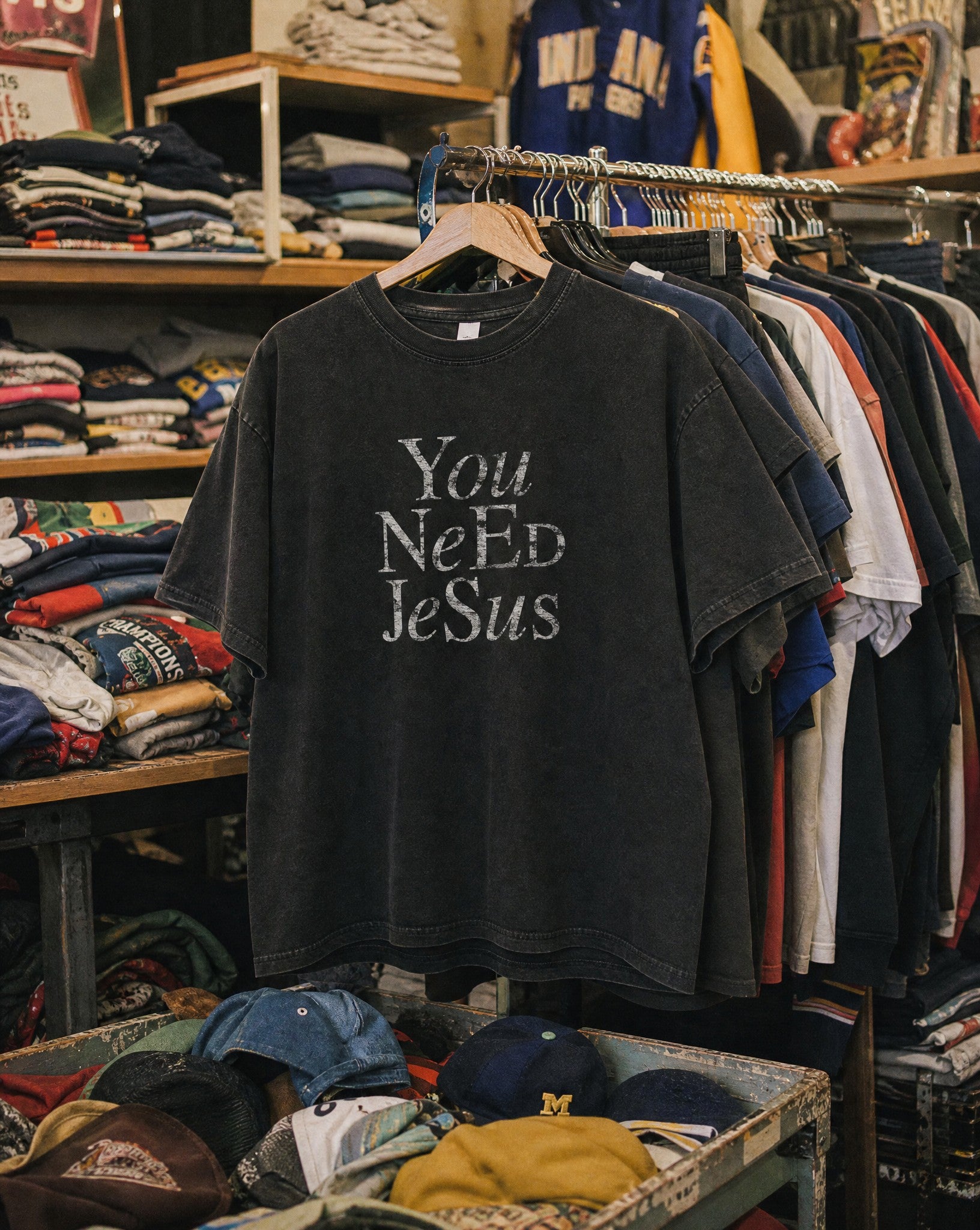 You Need Jesus Tee - Creative Flat