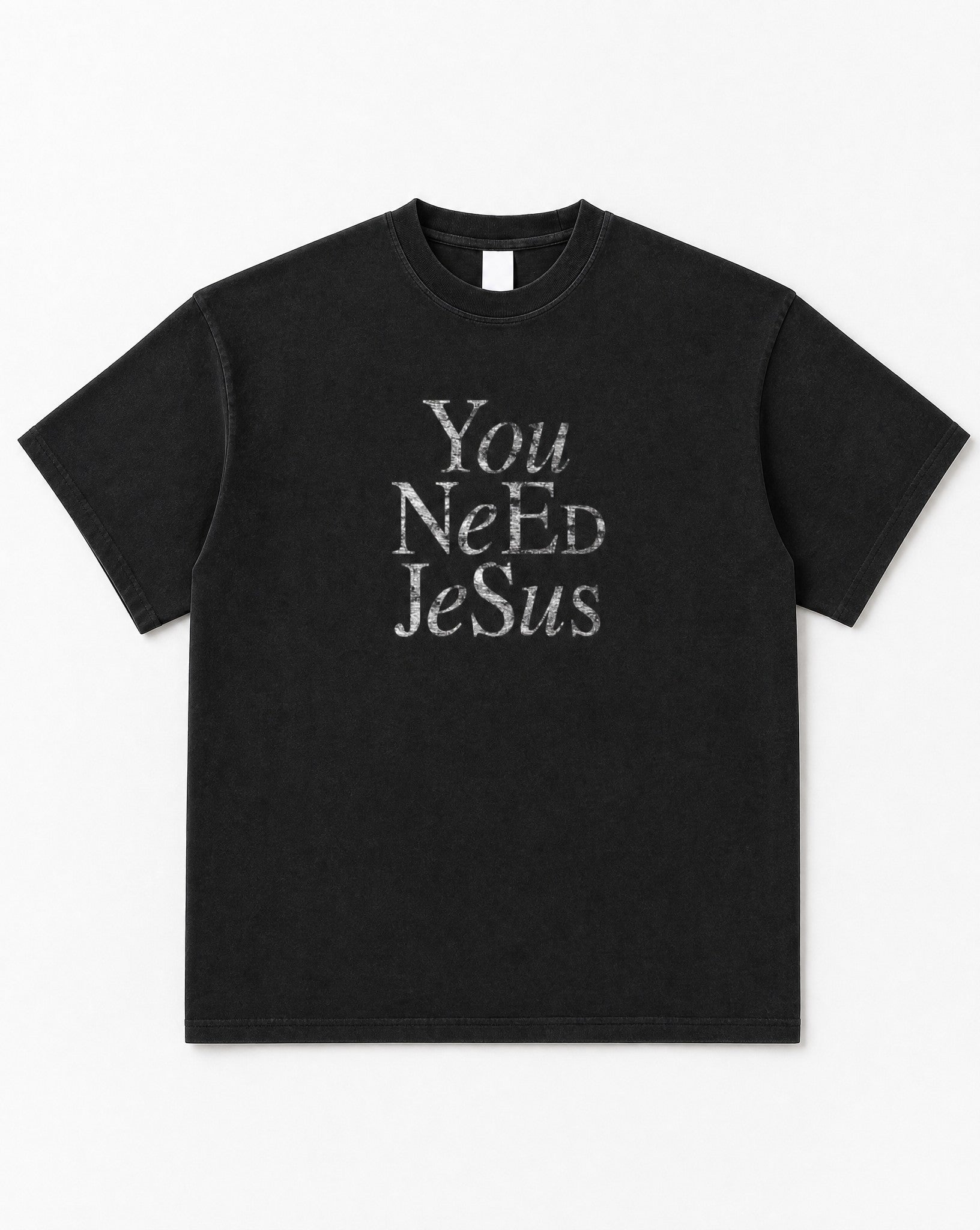 You Need Jesus Tee - White Wall Product