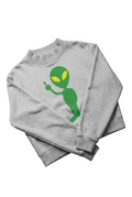 Women's The Finger Mock Neck Sweater in Grey