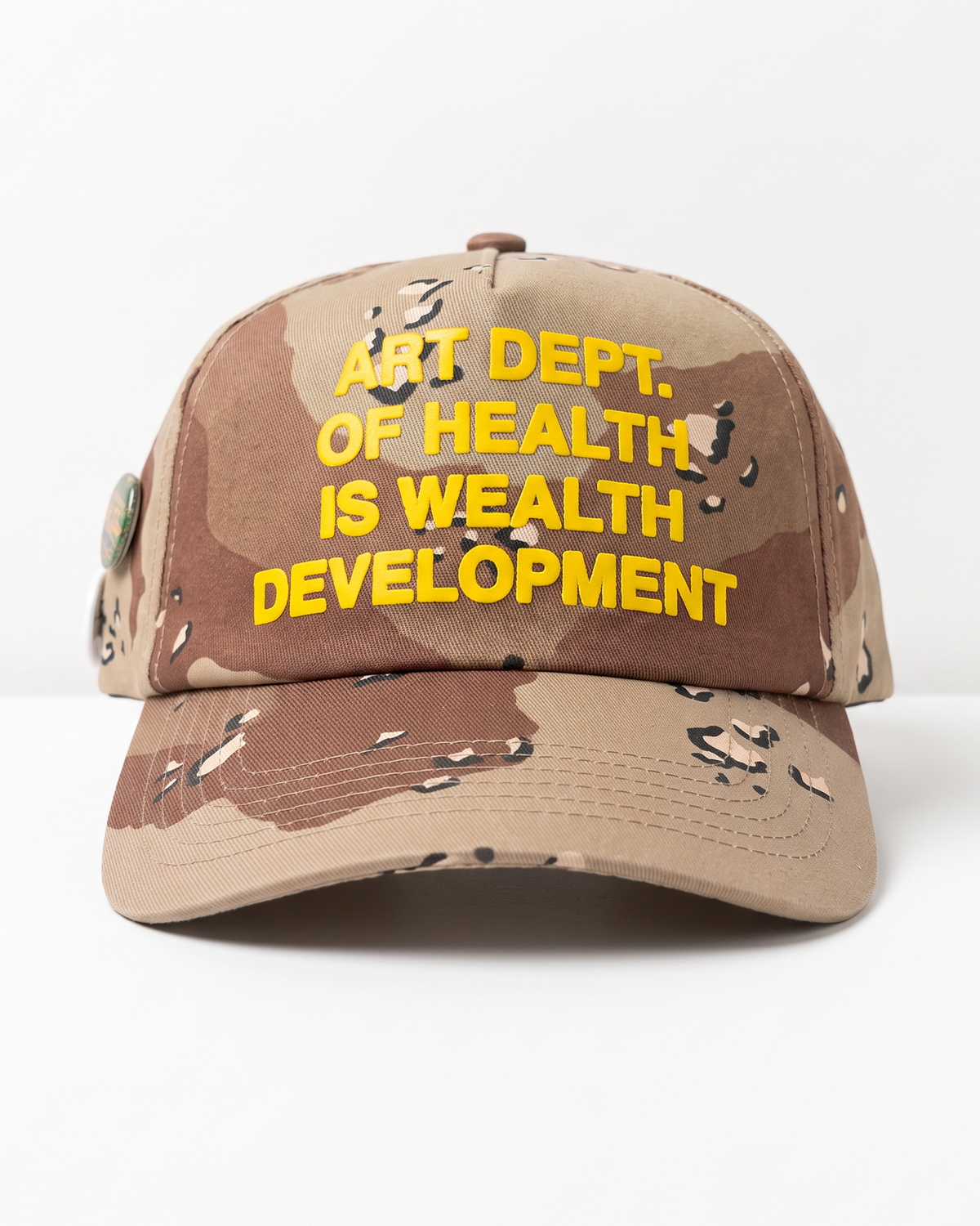 Health is Wealth Hat in Desert Camo