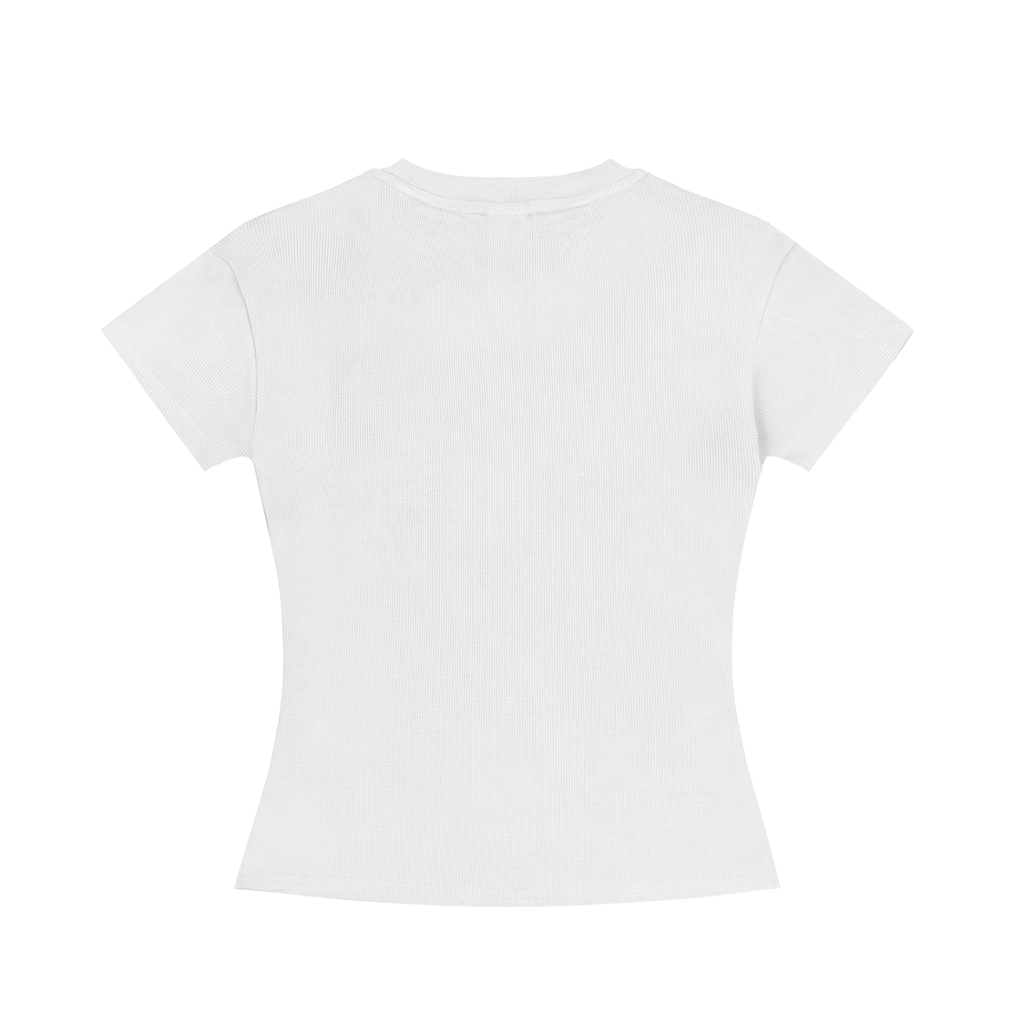 PDS 2011 Women's Ribbed Tee in White