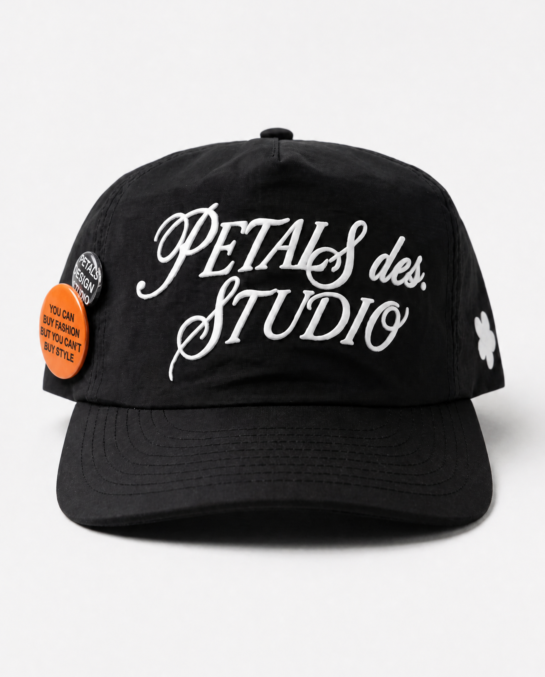 Studio Script Nylon Hat in Black