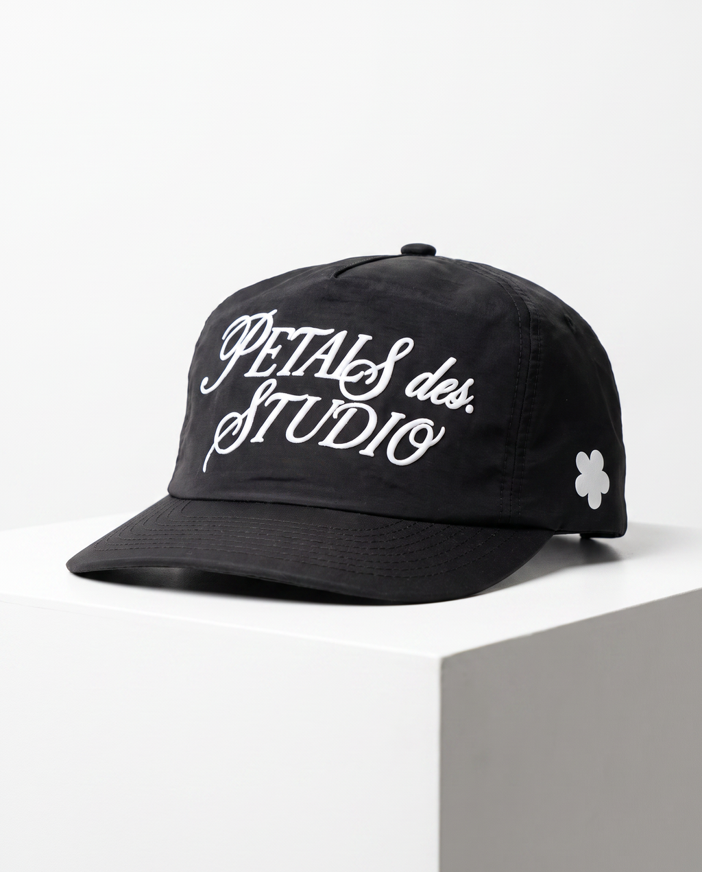 Studio Script Nylon Hat in Black