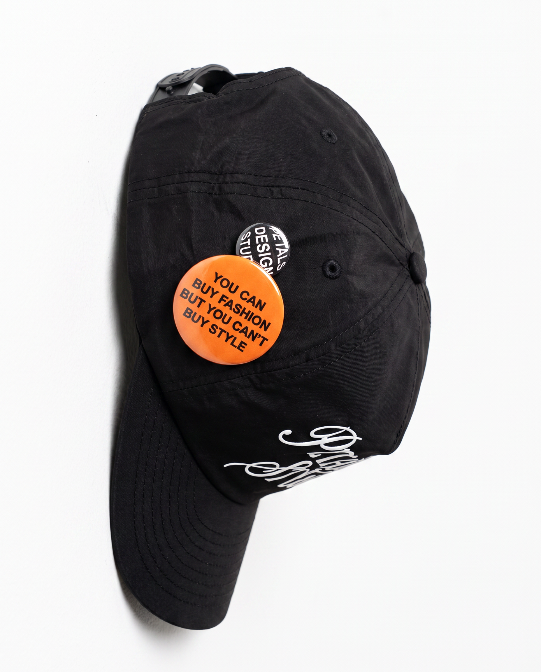 Studio Script Nylon Hat in Black
