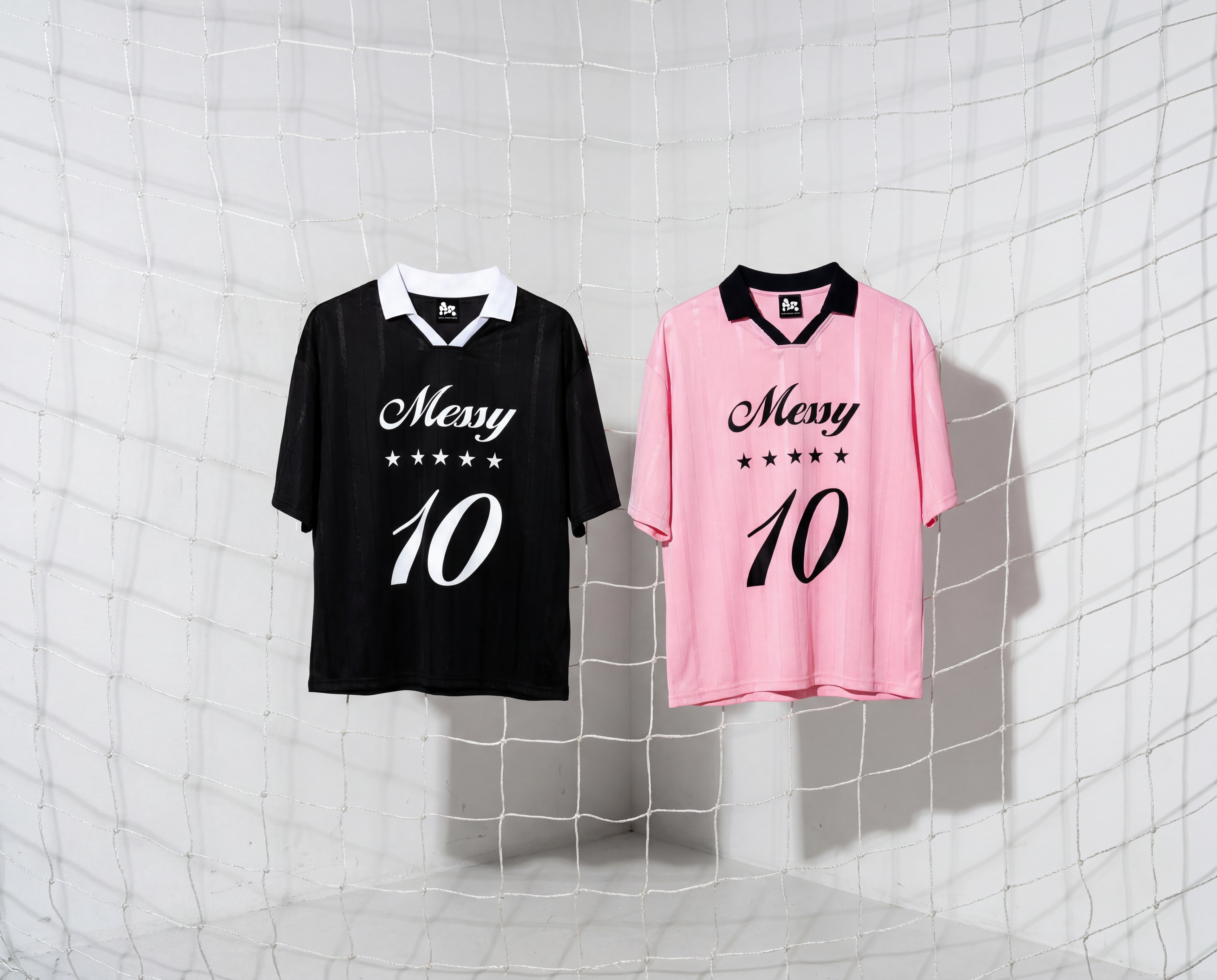 Messy Futbol Jersey in Black