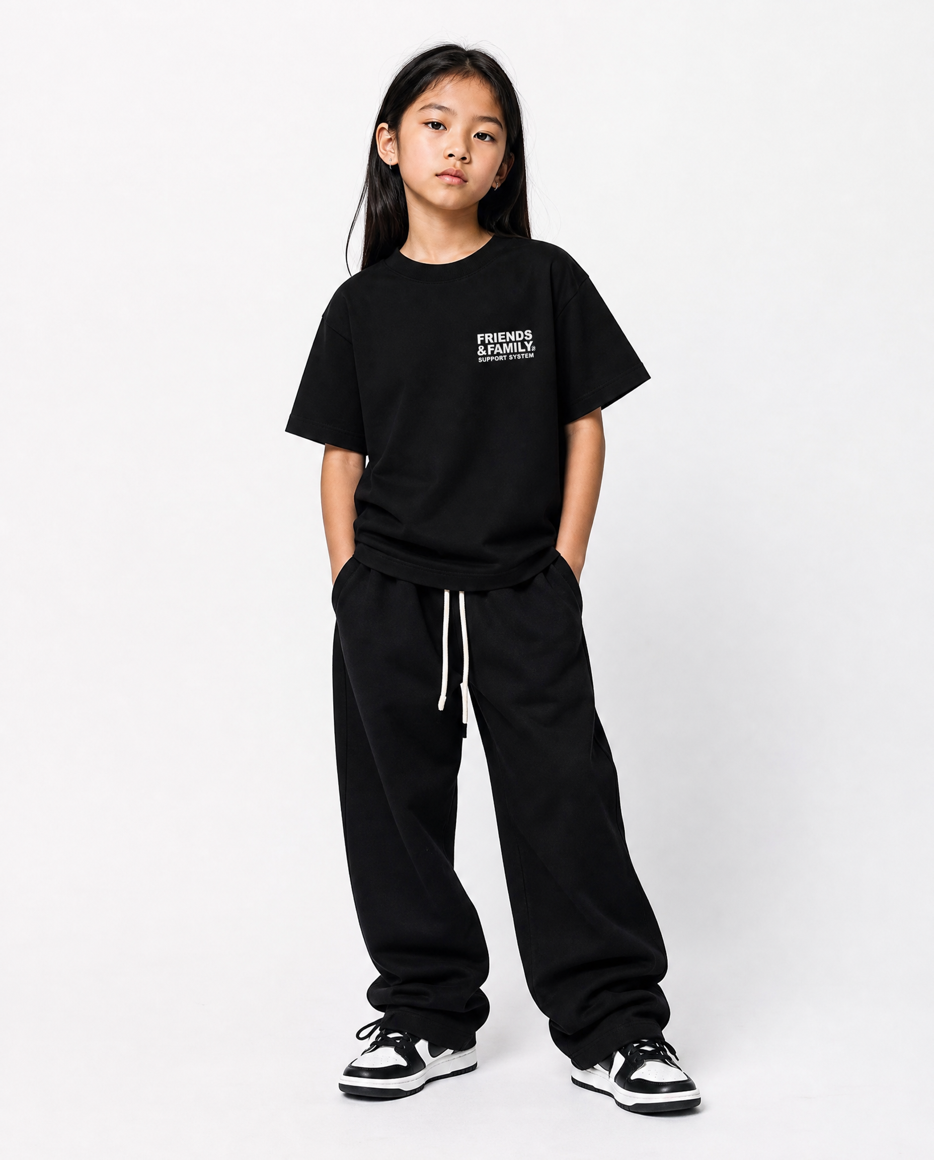 F&F *Youth Tee in Black
