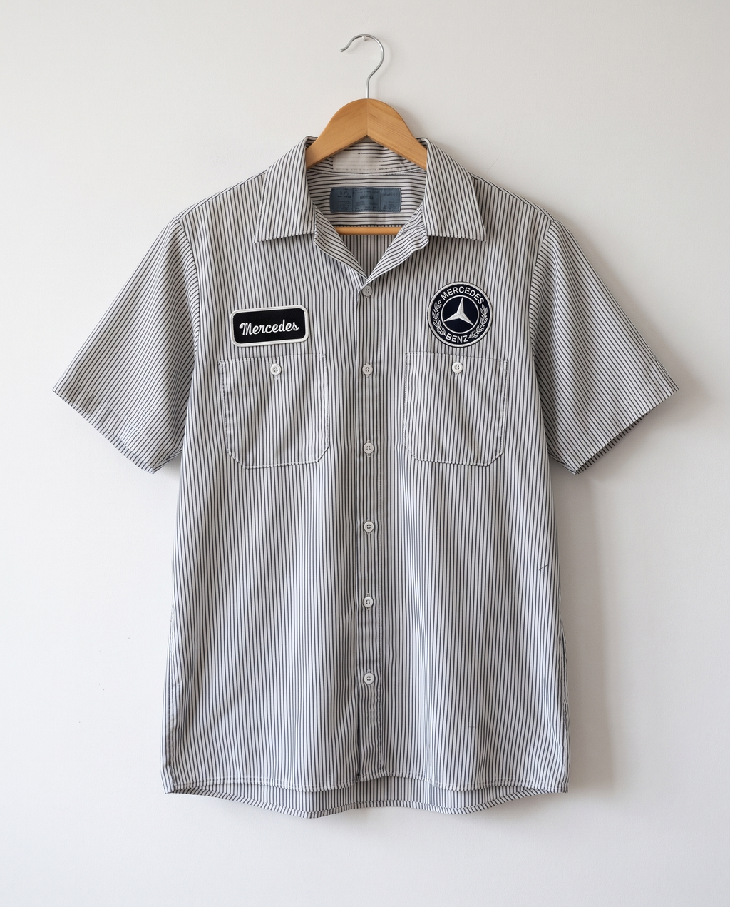 MBFW Work Shirt — White Wall Front