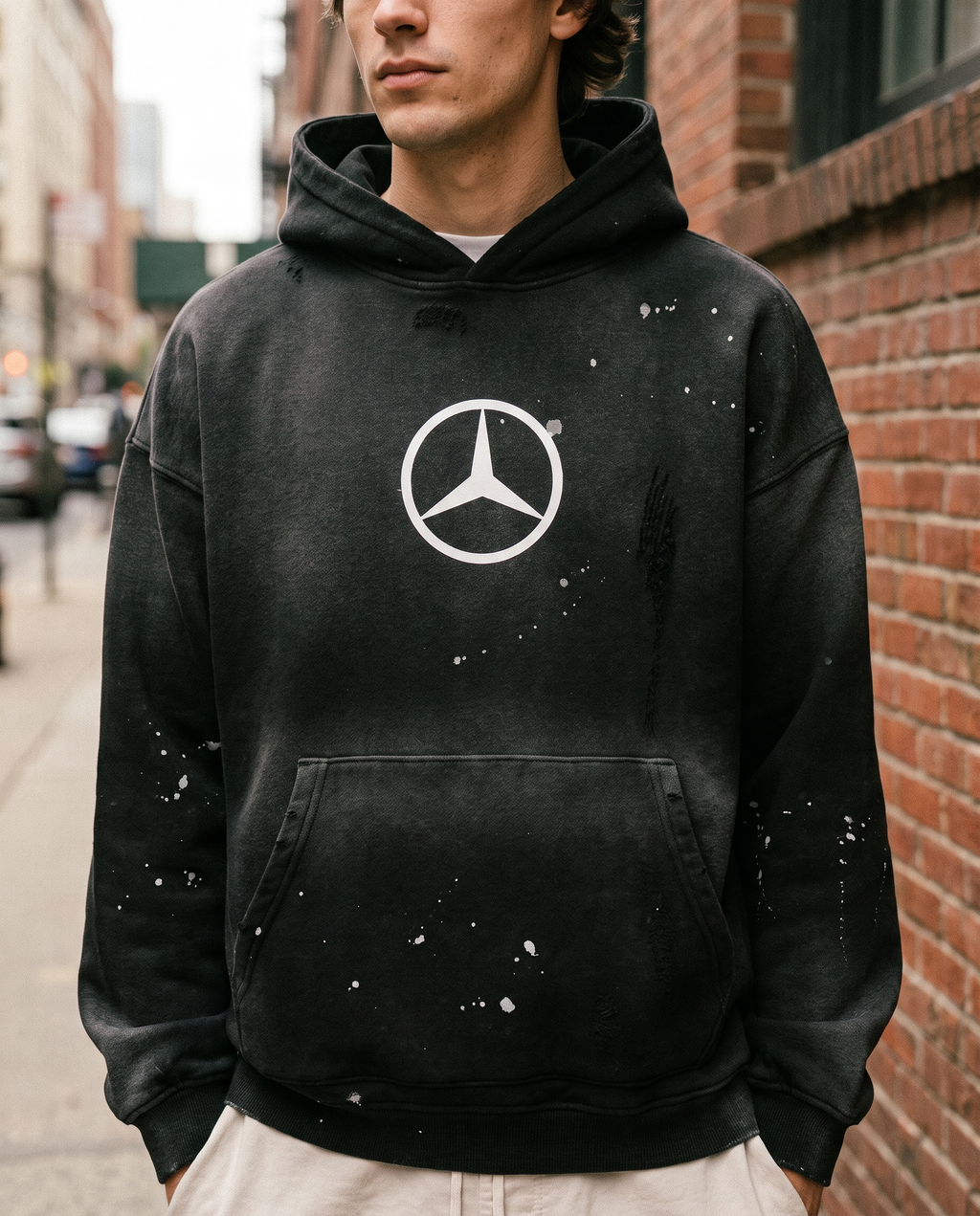 MBFW Vintage Washed Hoodie — Editorial