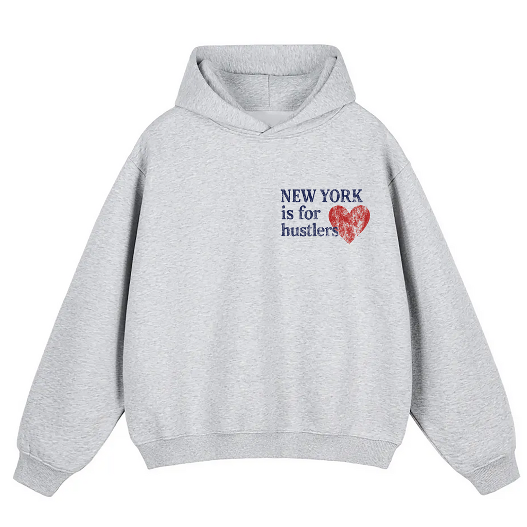 New York Hustle Hoodie in Grey