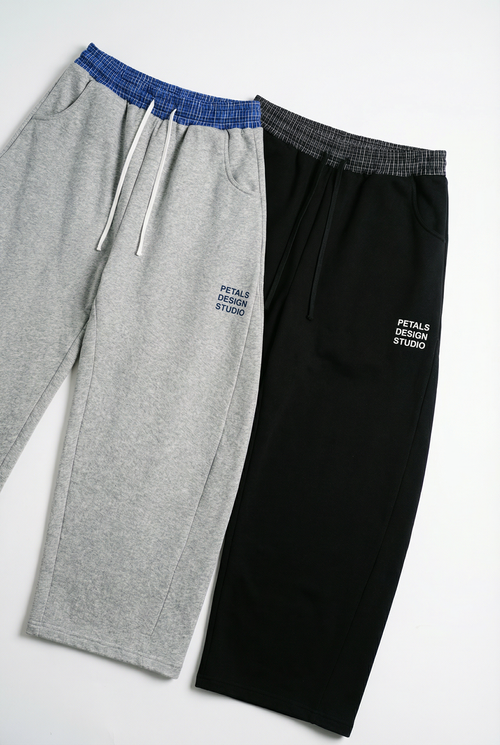 Petals Boxer Sweats in Grey