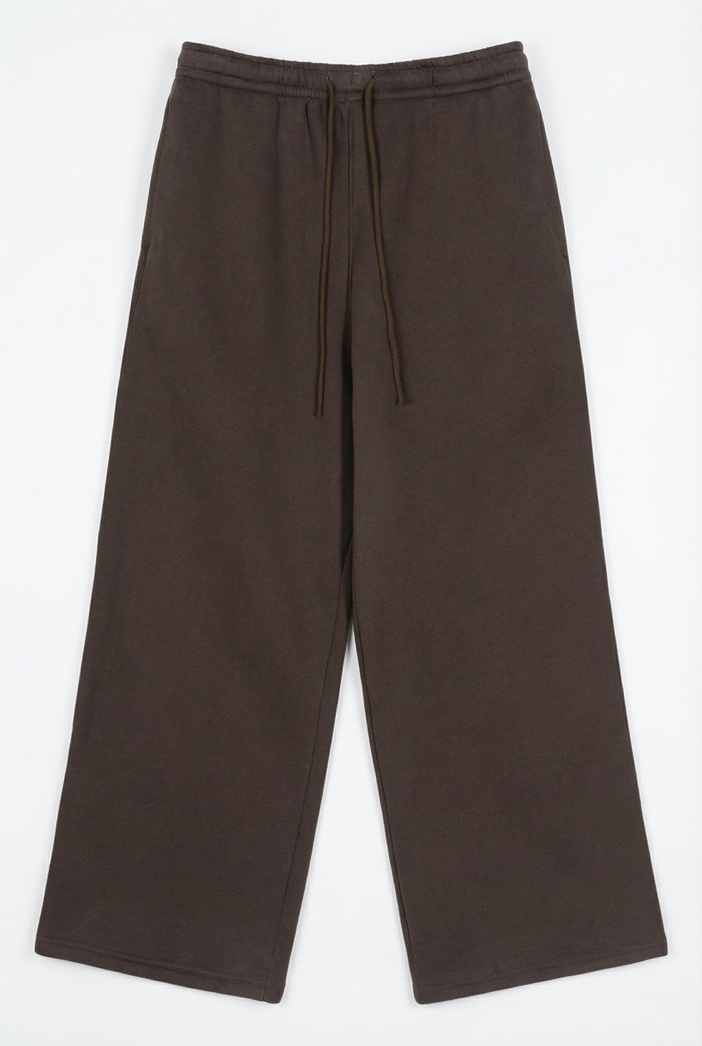 CORE: 380 GSM Straight Leg Sweatpants in Chocolate